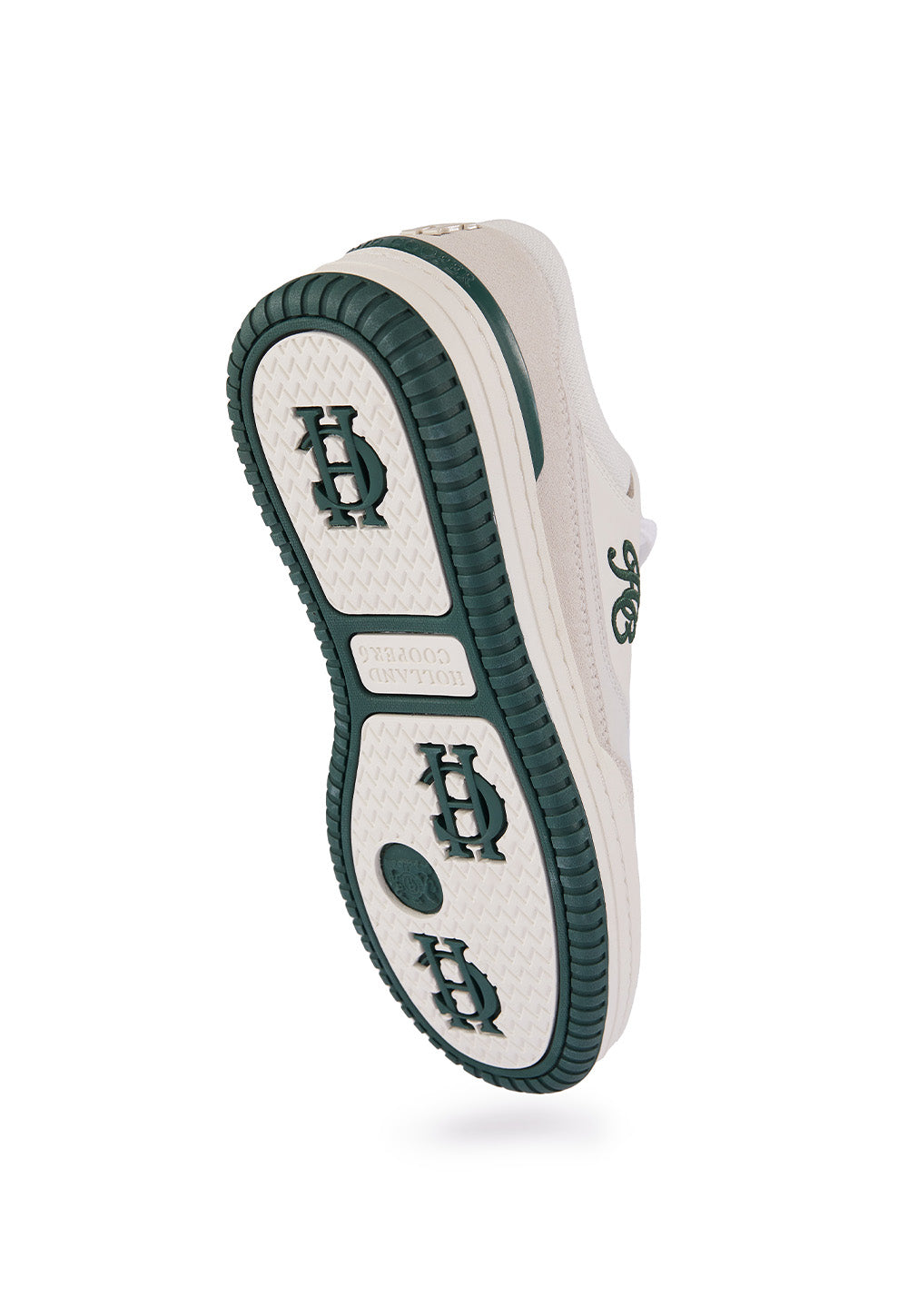 Retro Trainer - White Racing Green