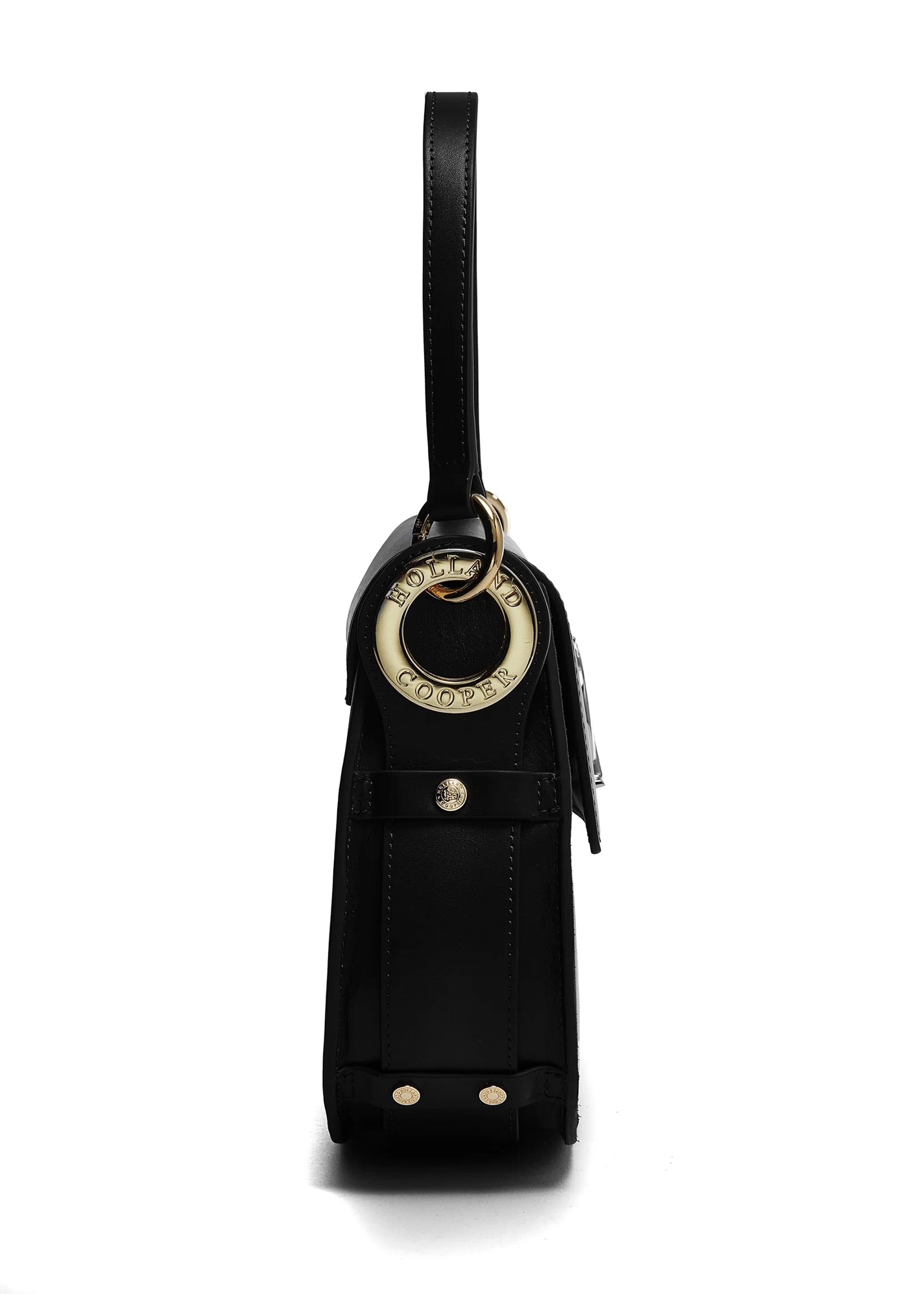 Chelsea Saddle Bag - Soft Black
