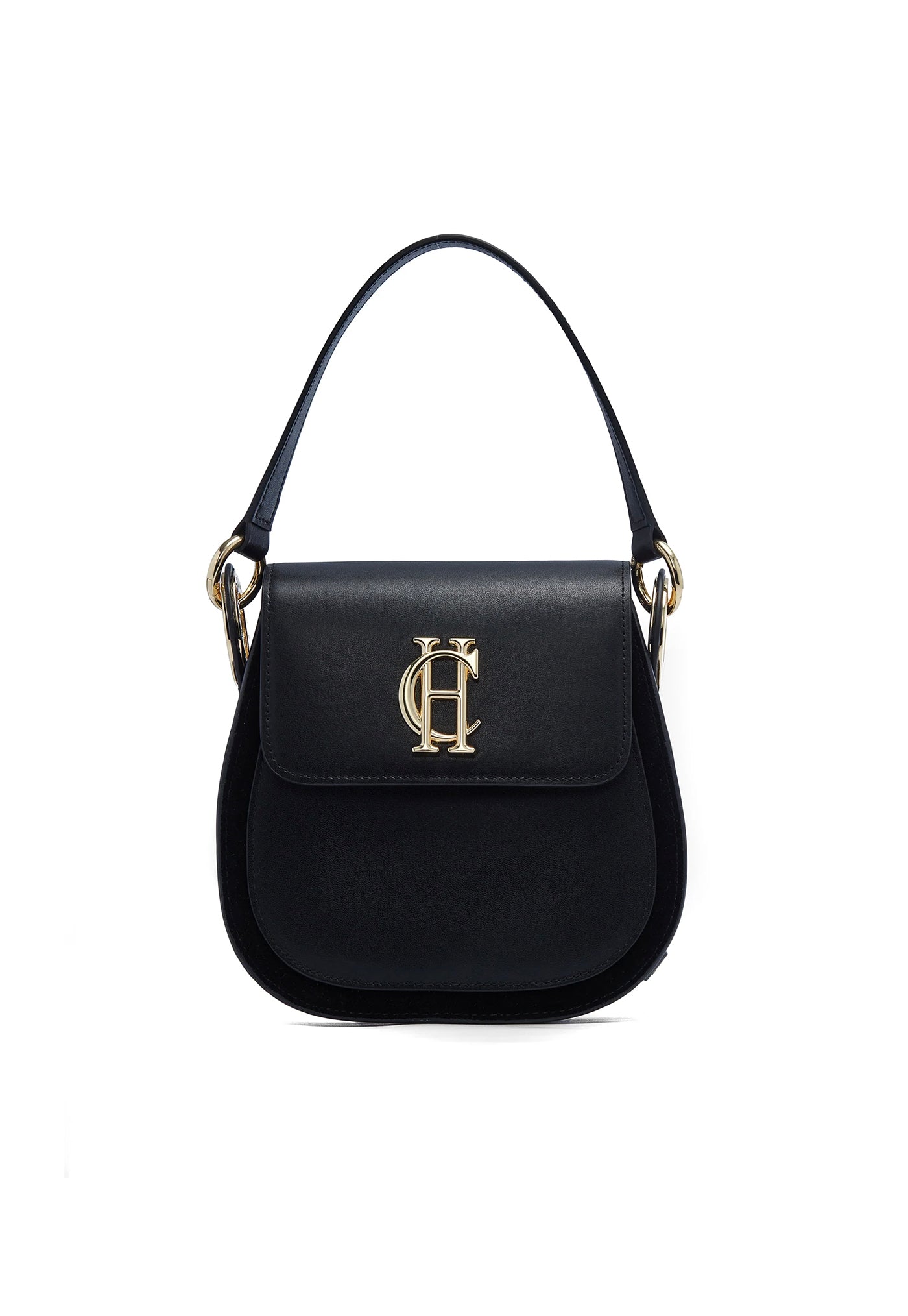 Chelsea Saddle Bag - Soft Black
