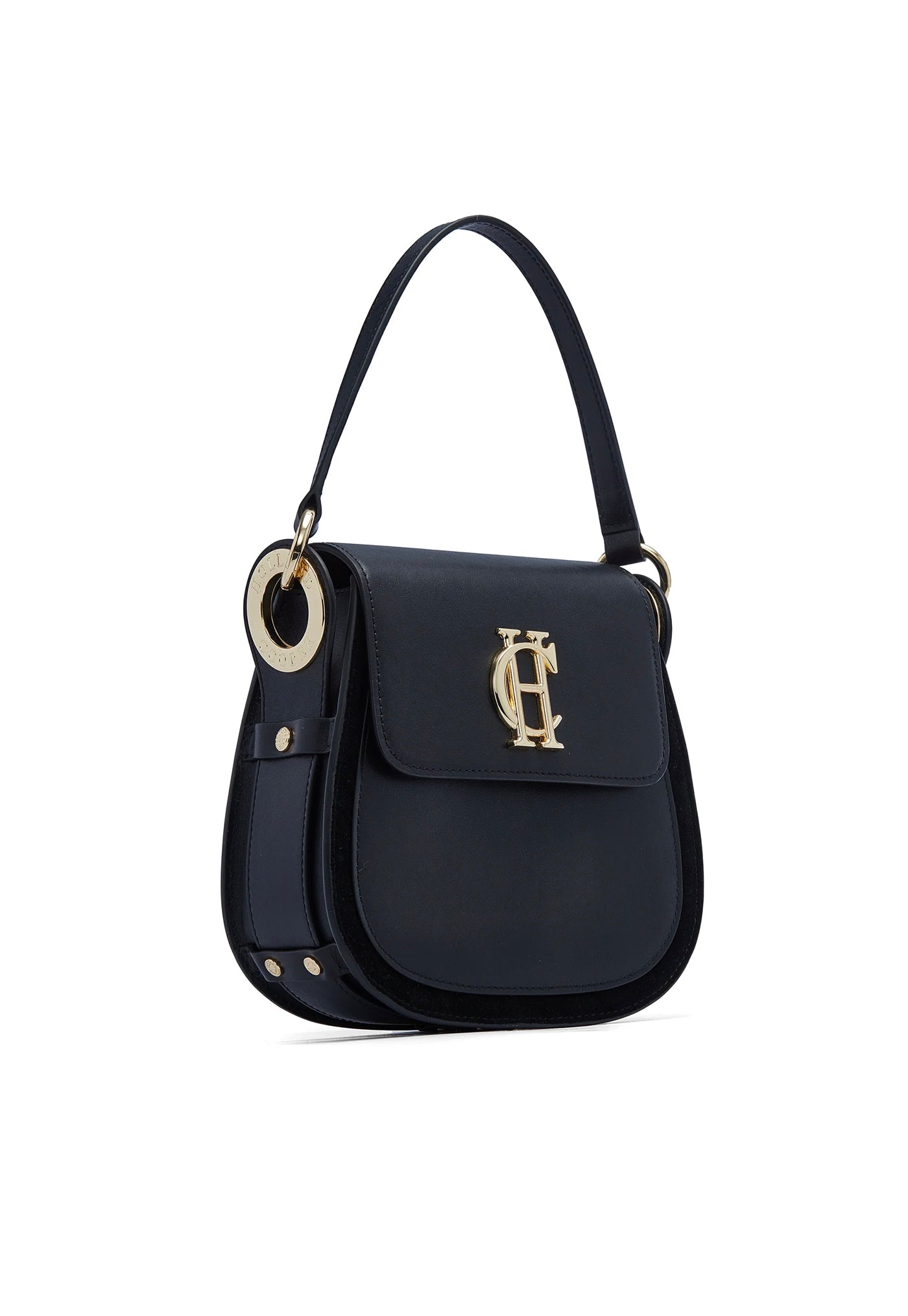 Chelsea Saddle Bag - Soft Black