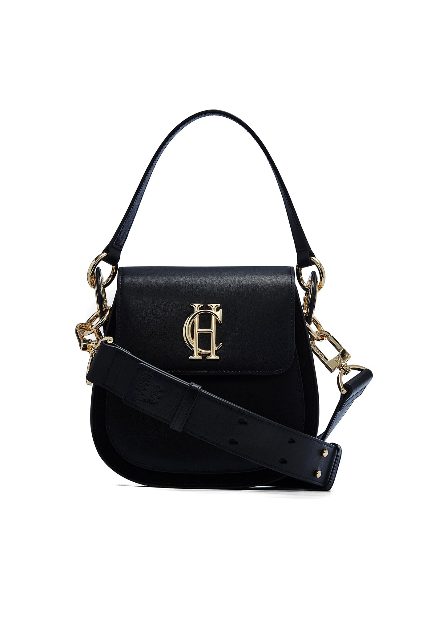 Chelsea Saddle Bag - Soft Black