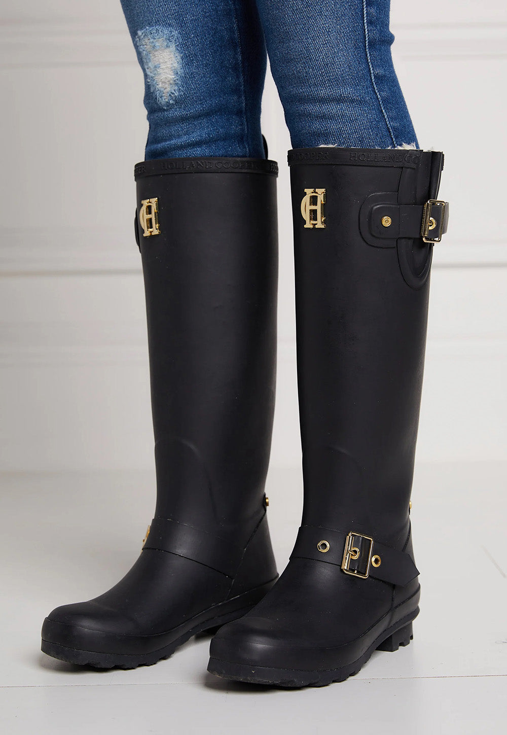 Sherpa Lined Regency Wellington - Matte Black