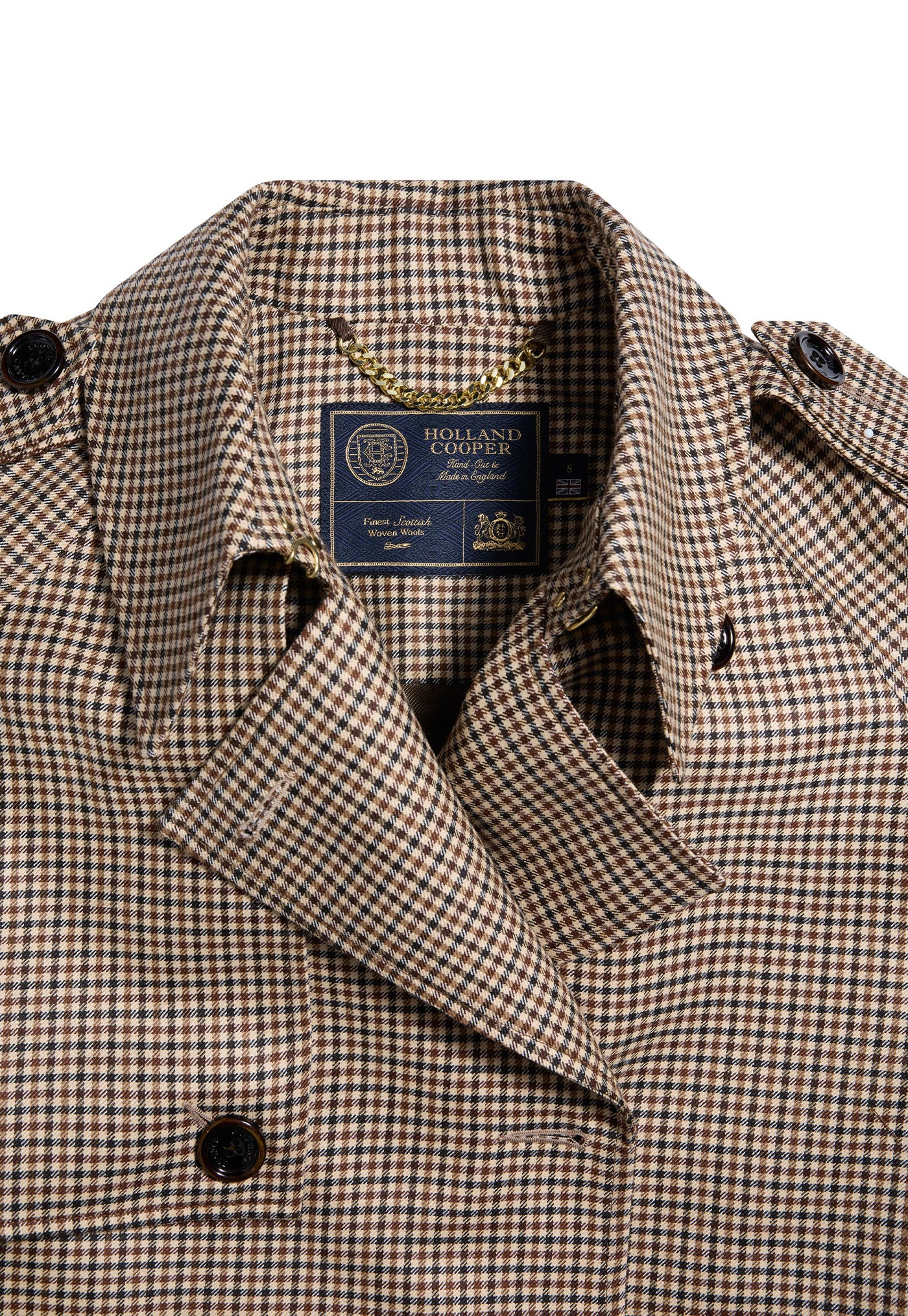 Soho Trench Coat Full Length - Westminster Tweed