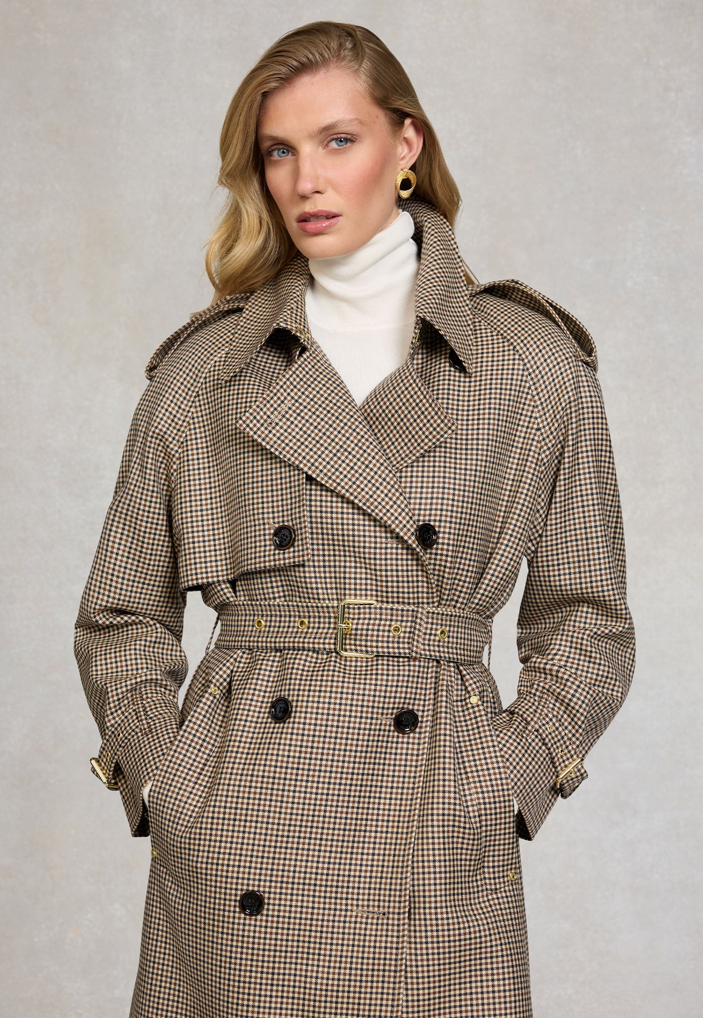 Soho Trench Coat Full Length - Westminster Tweed