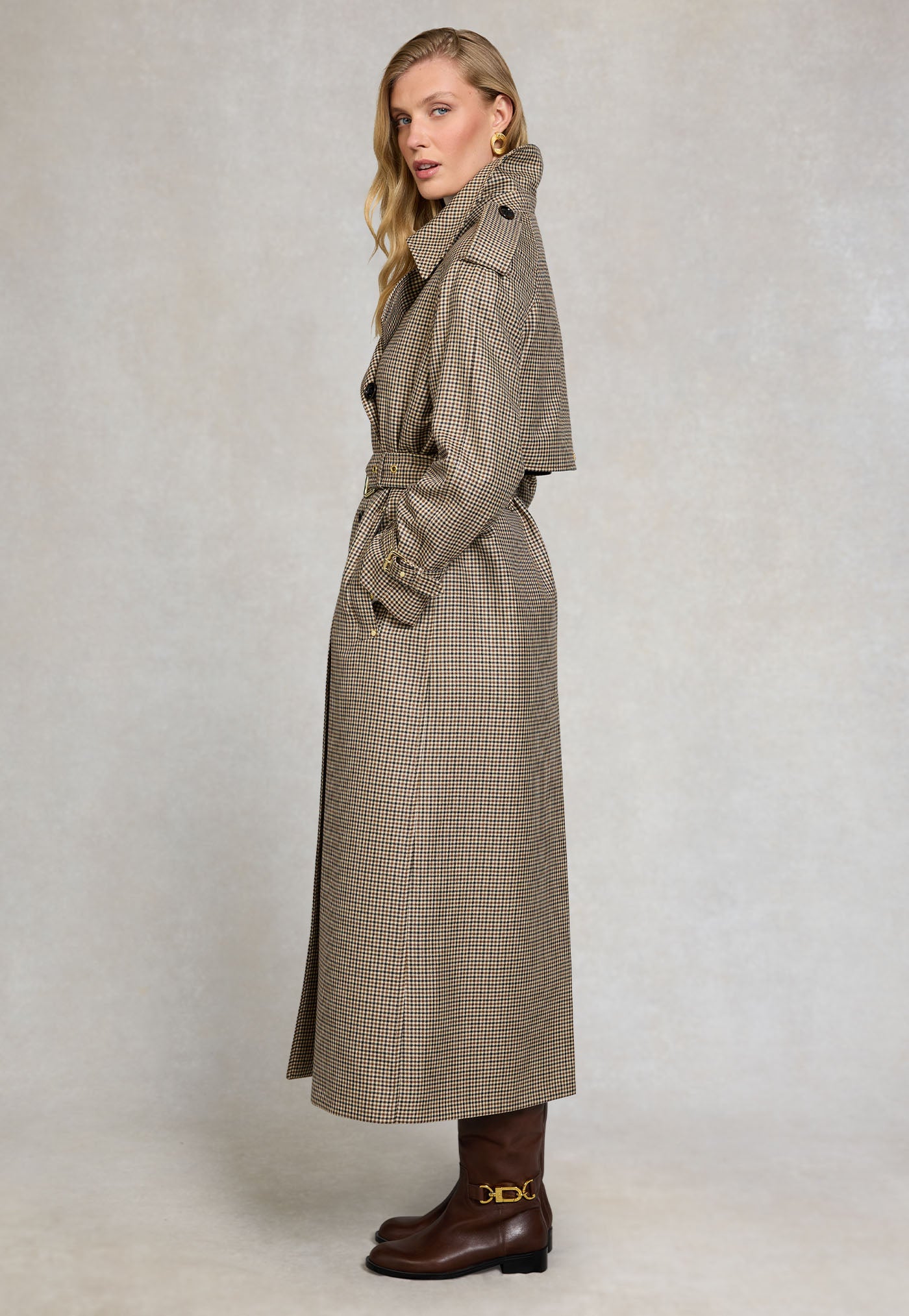 Soho Trench Coat Full Length - Westminster Tweed