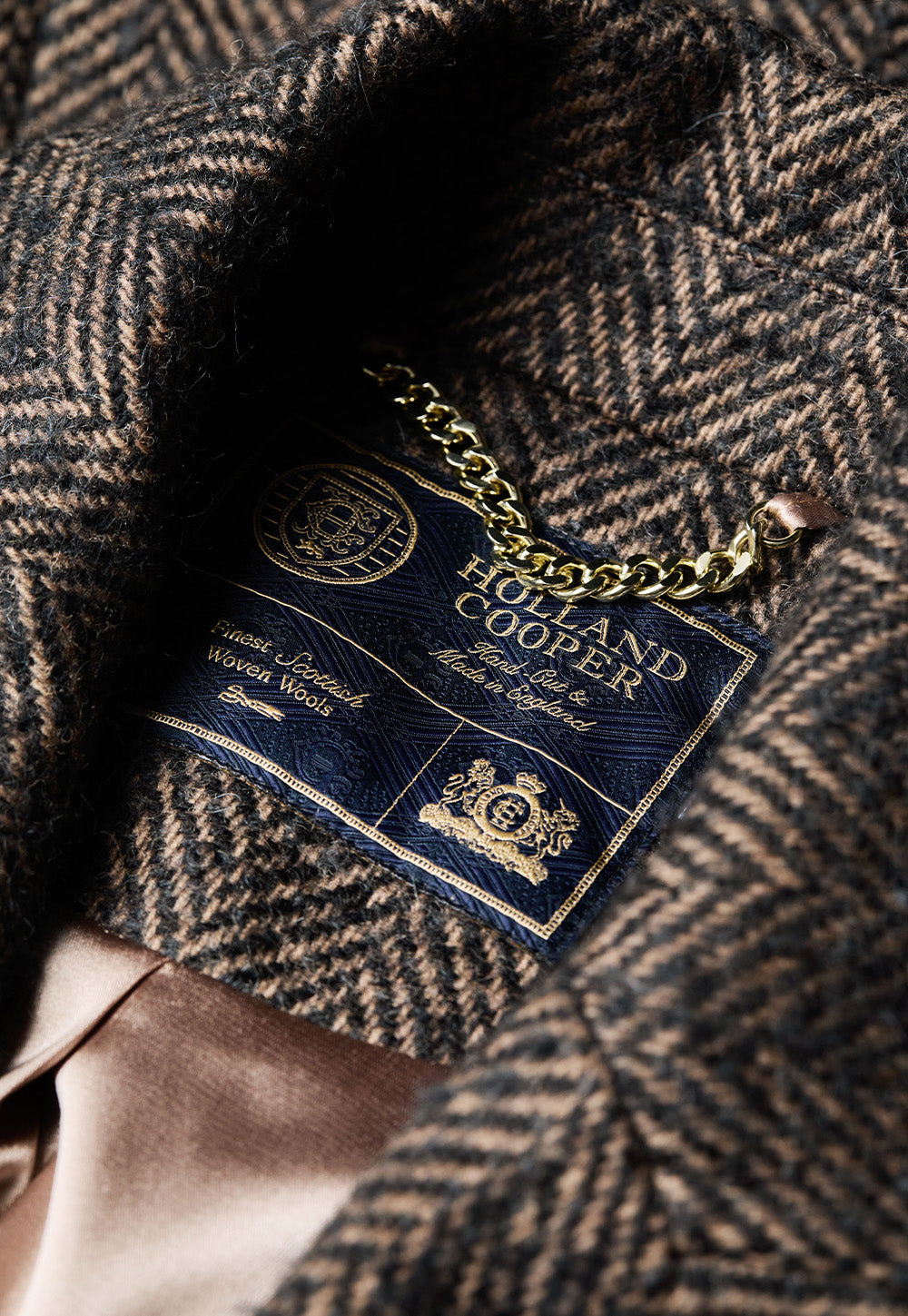 The Great Coat - Walnut Herringbone