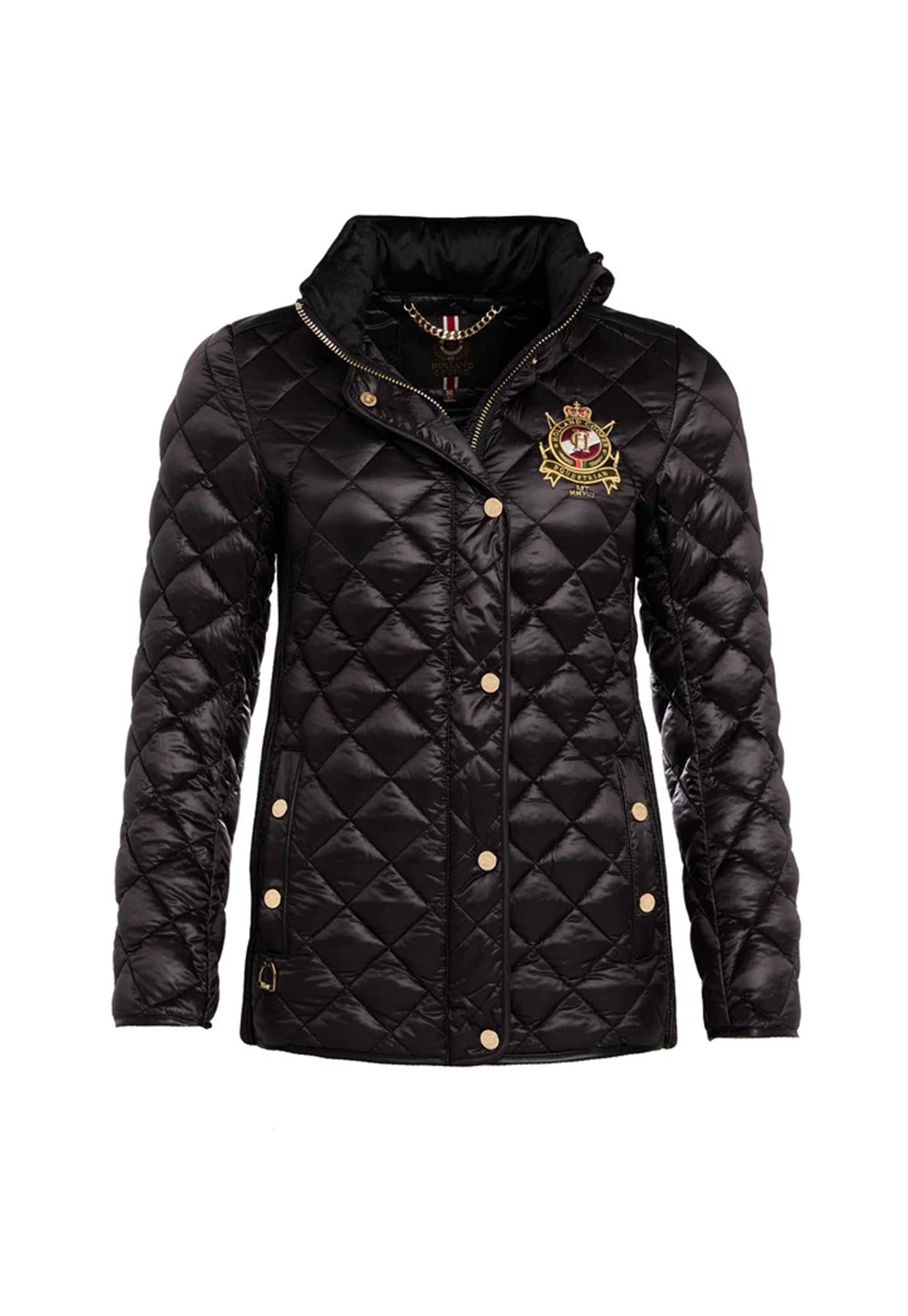 Diamond Quilt Classic Jacket - Black
