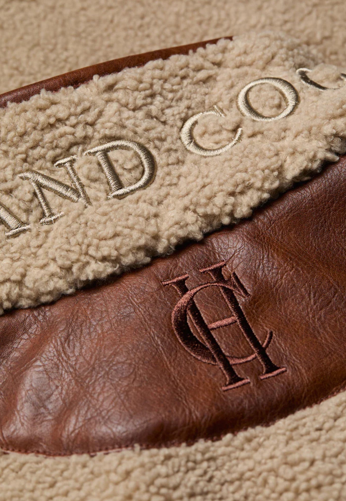 Country Fleece Quarter Zip - Natural Borg