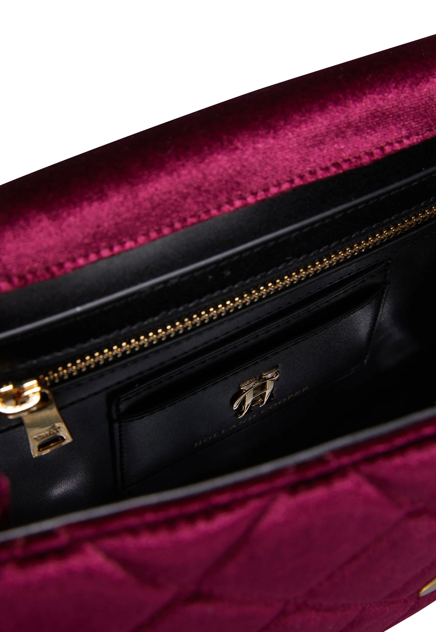 Knightsbridge Shoulder Bag - Merlot Velvet