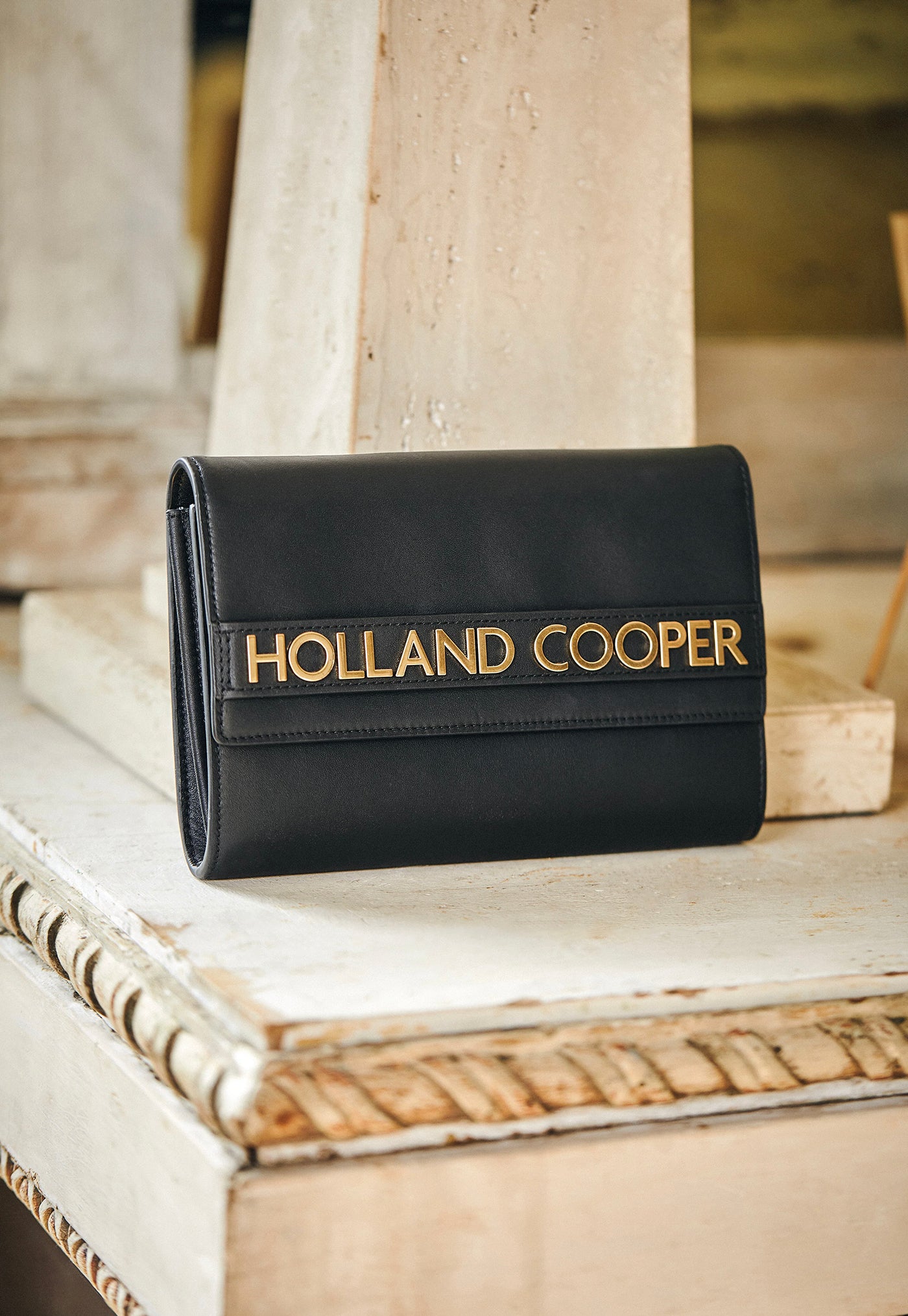 Abbot Clutch Bag - Black