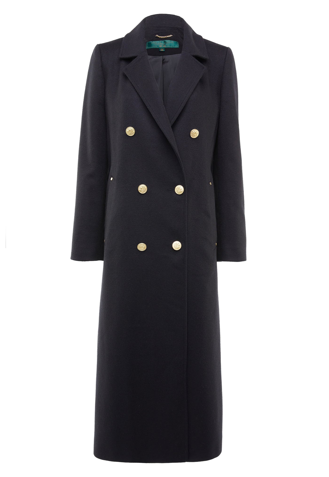 Double Breasted Coat - Soft Black