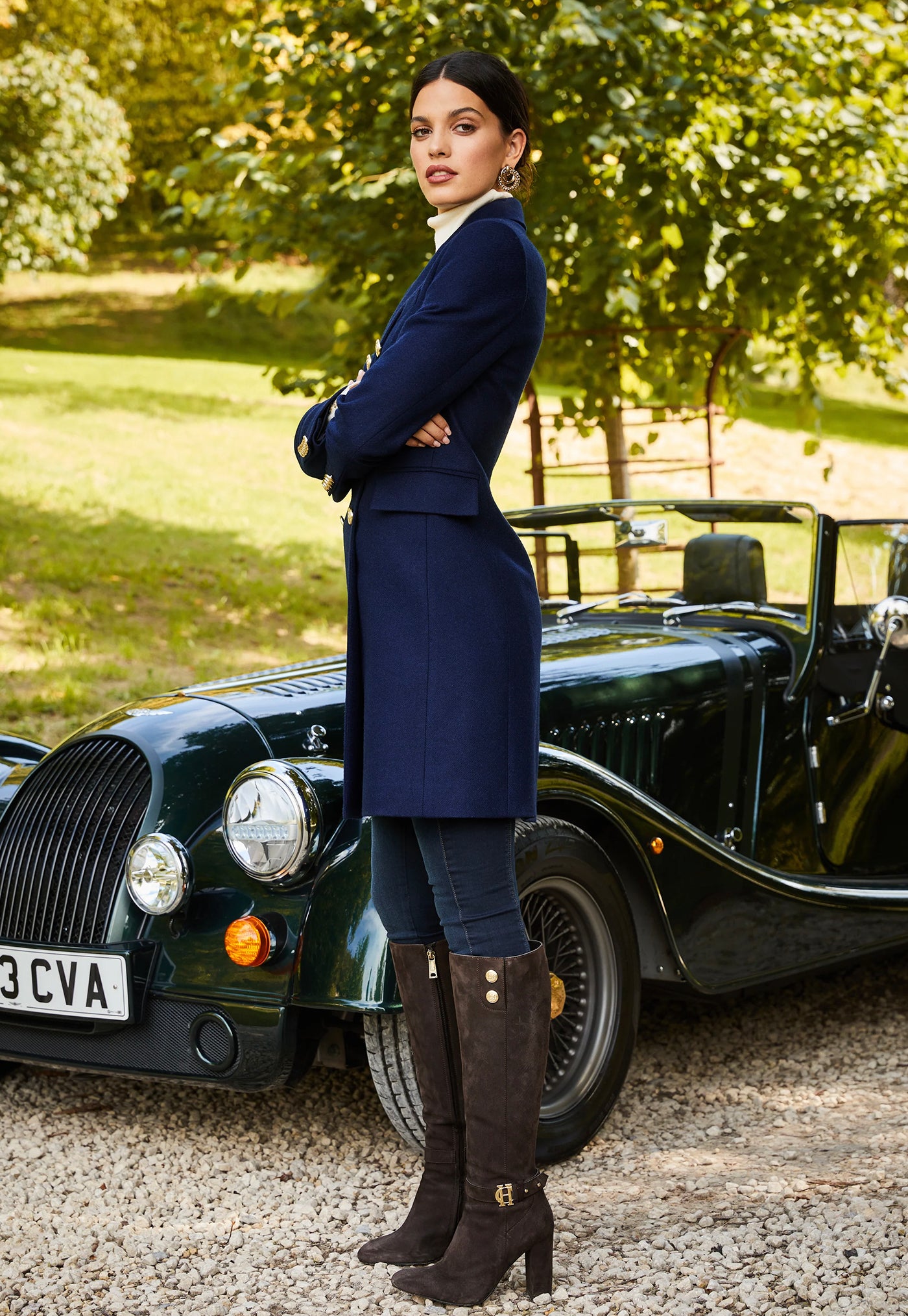 Knightsbridge Coat - Navy