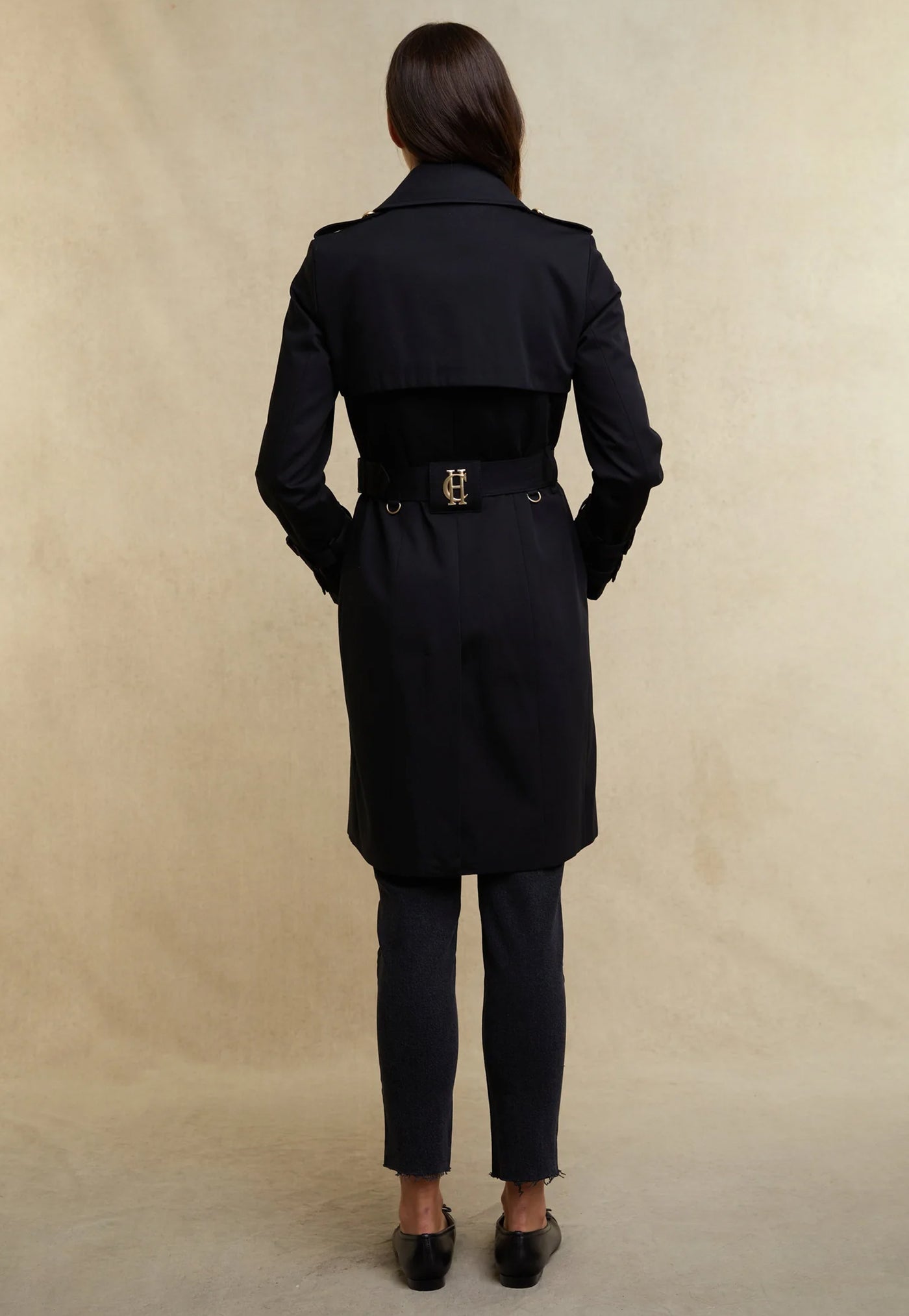 Gatcombe Trench Coat - Black