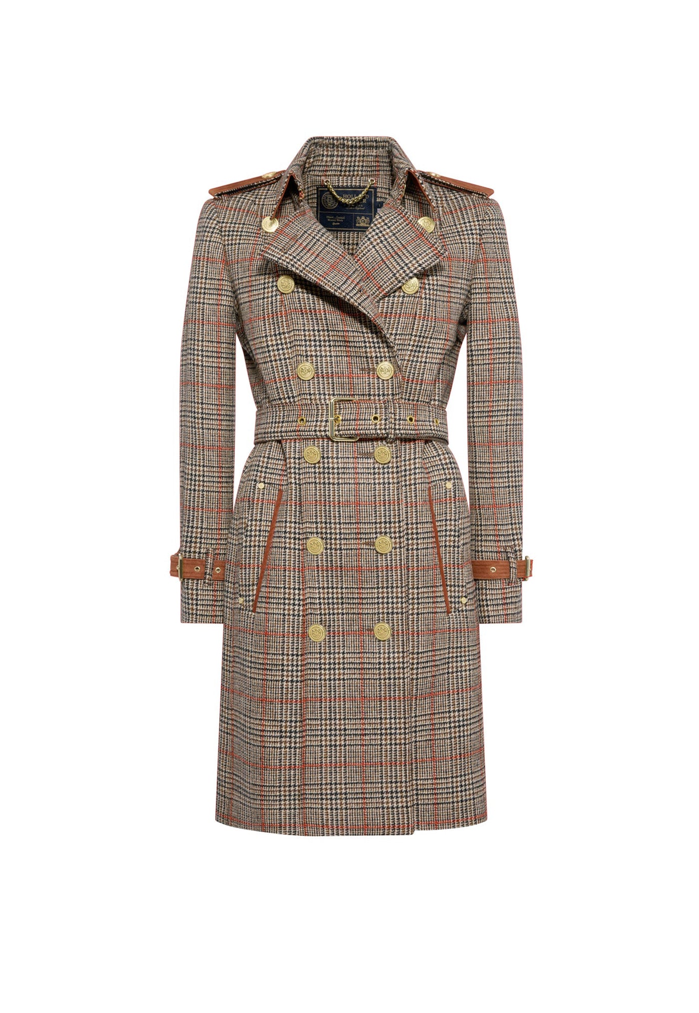 Marlborough Trench Coat - Orange Windsor