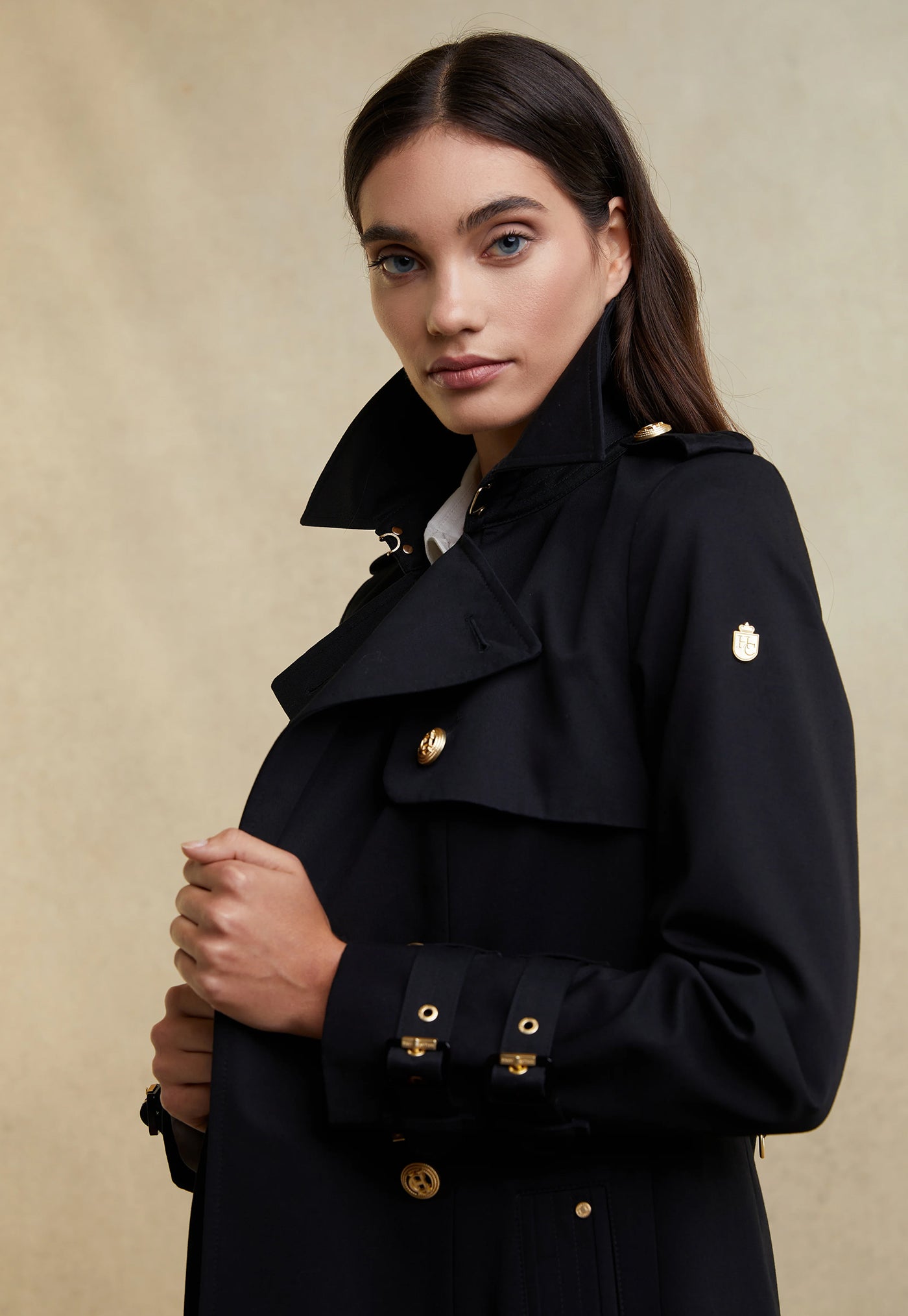 Gatcombe Trench Coat - Black
