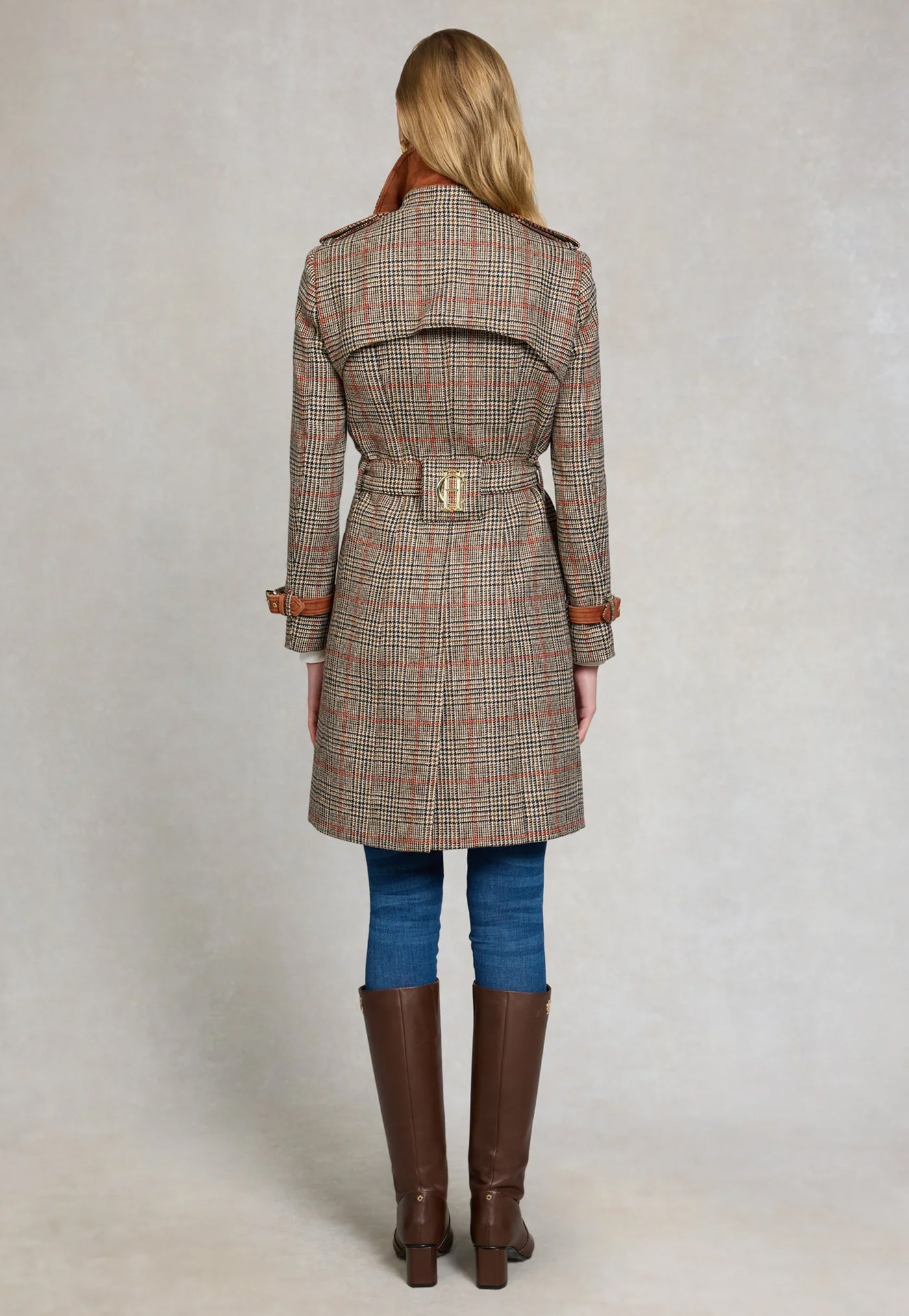 Marlborough Trench Coat - Orange Windsor