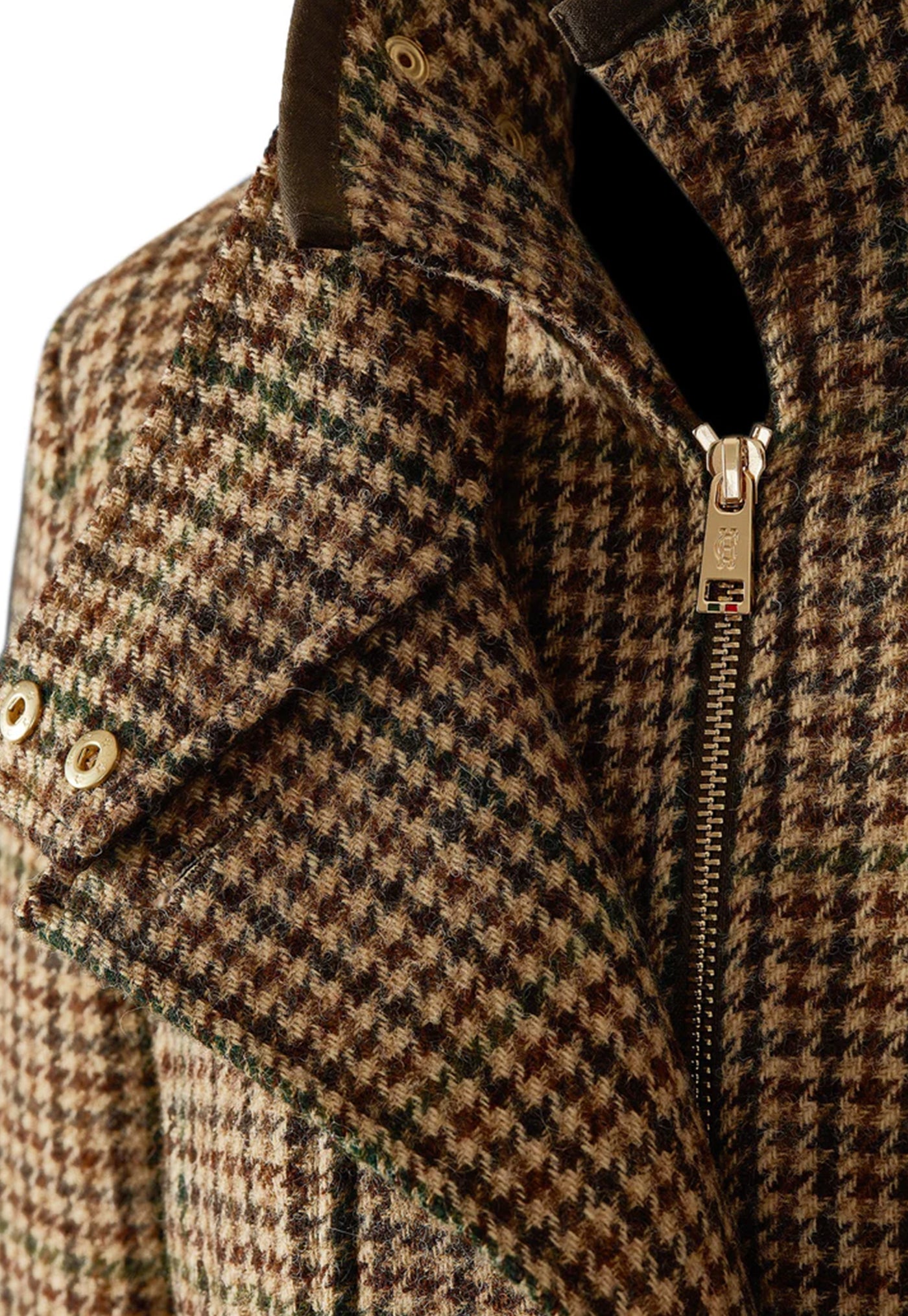 Balmoral Field Coat - Hailes Green Tweed