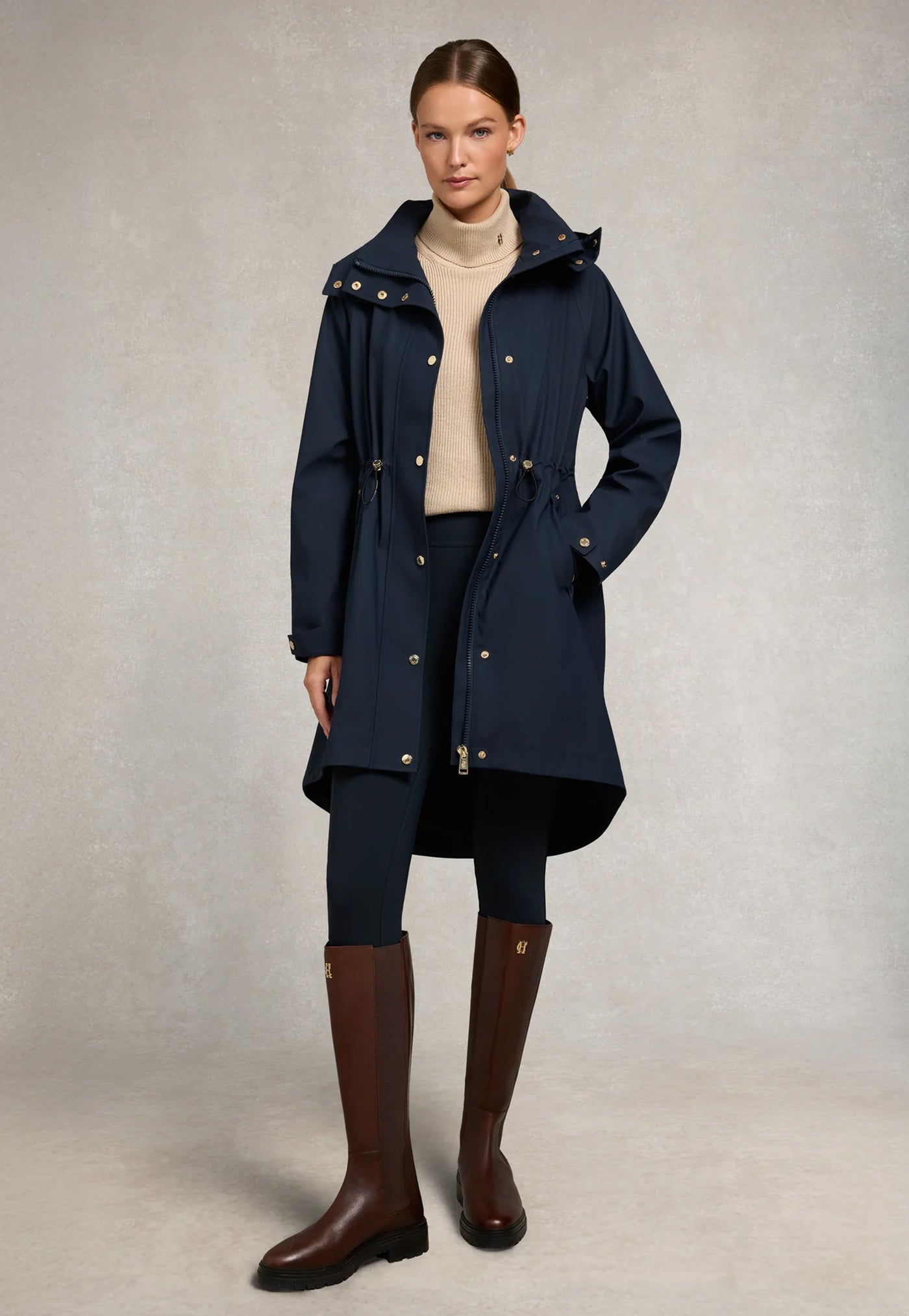Chartwell Rain Parka - Ink Navy