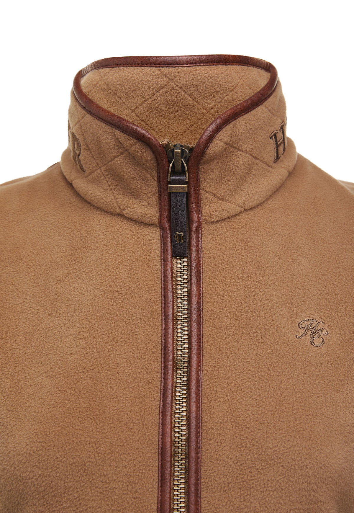 Country Fleece Gilet - Coffee