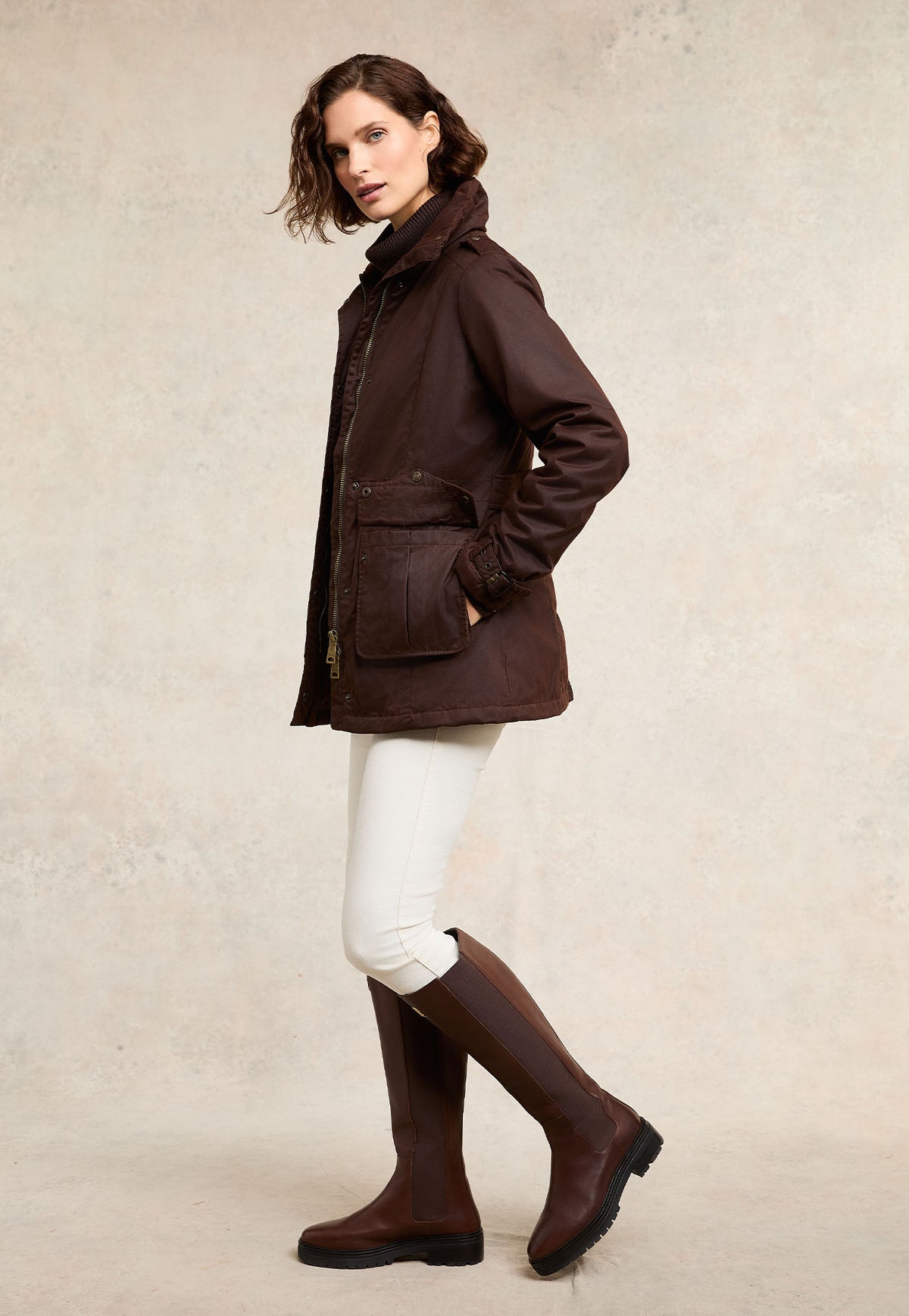 Durham Wax Jacket - Chocolate