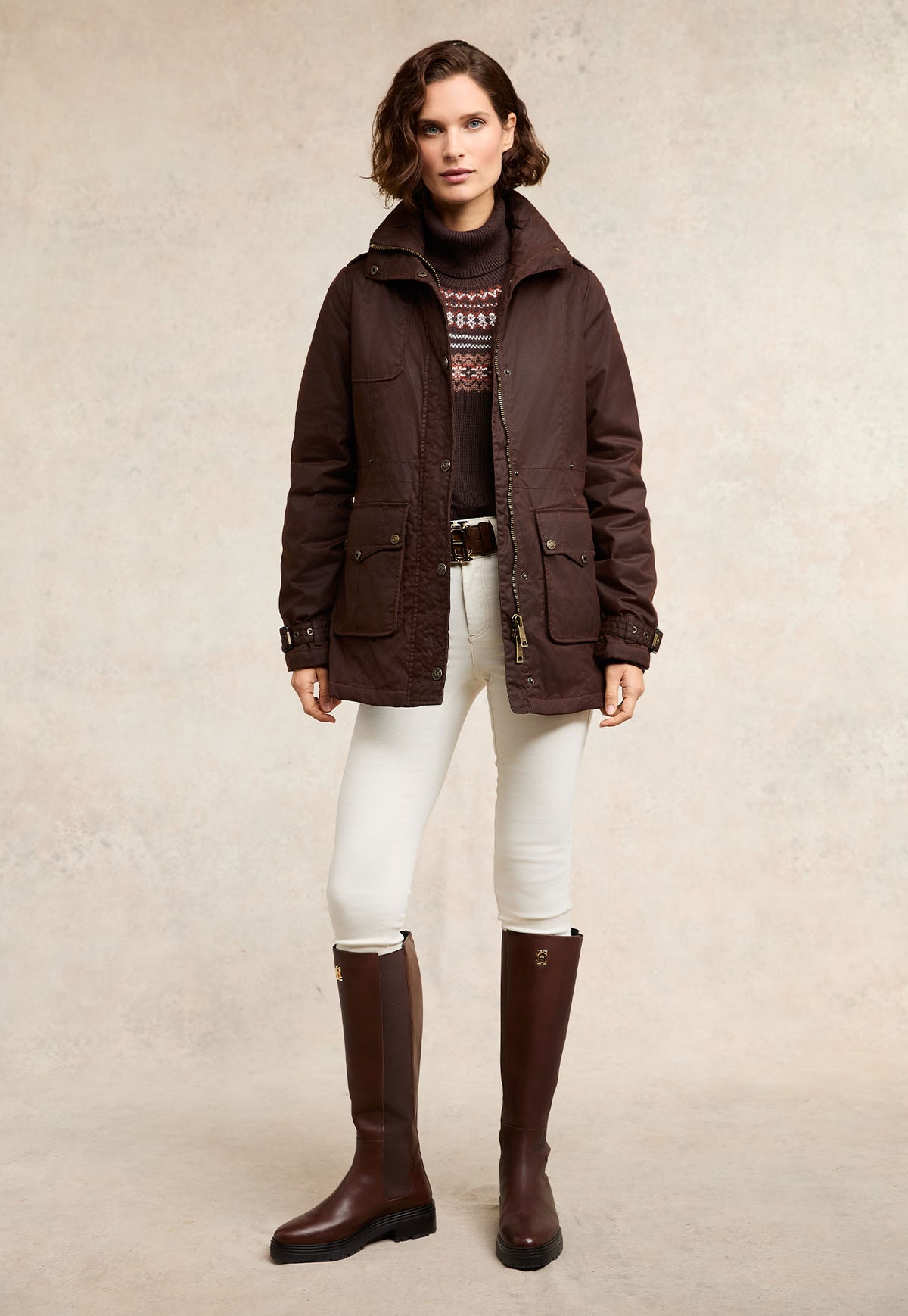 Durham Wax Jacket - Chocolate