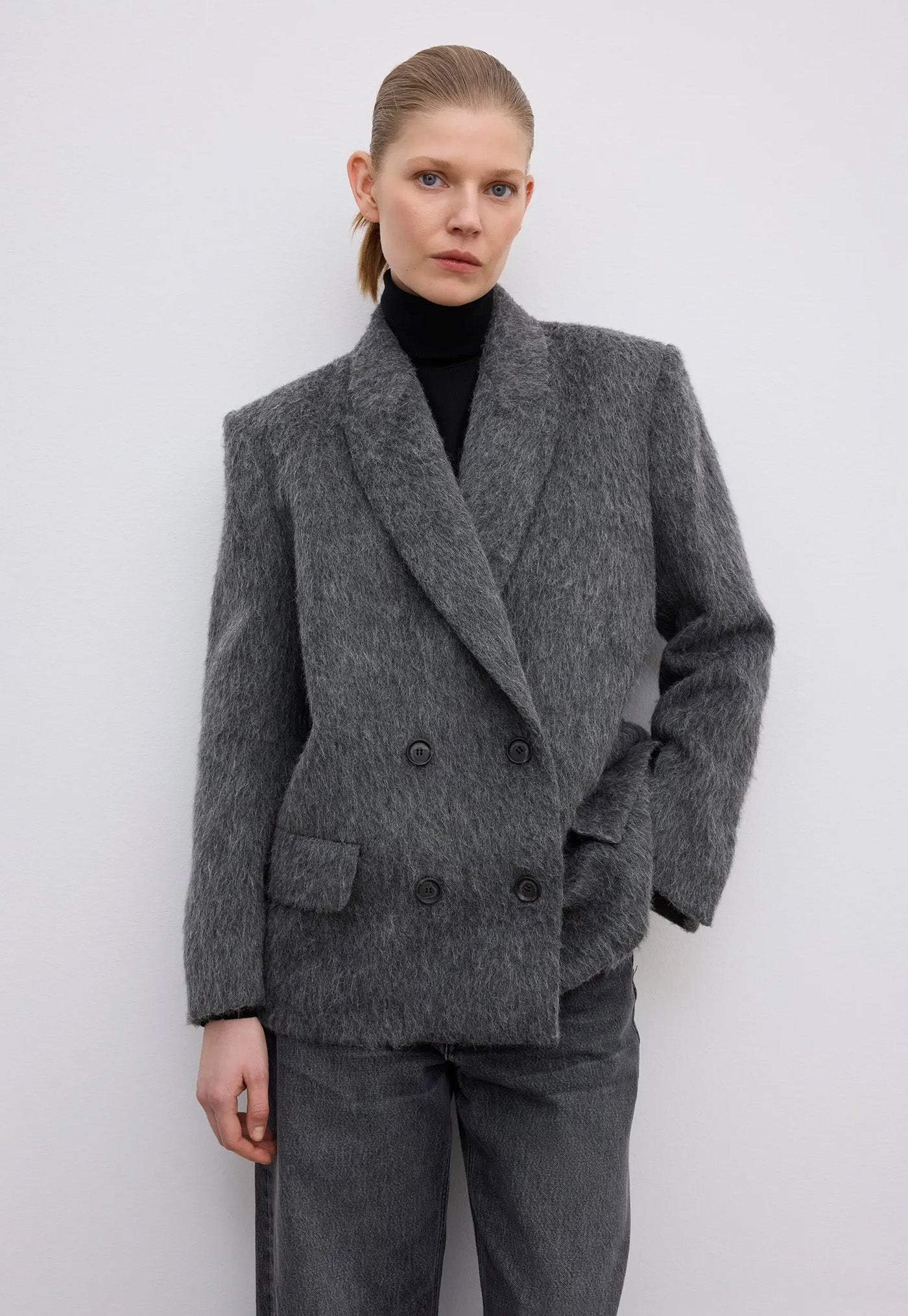 DB Brushed Jacket - Grey