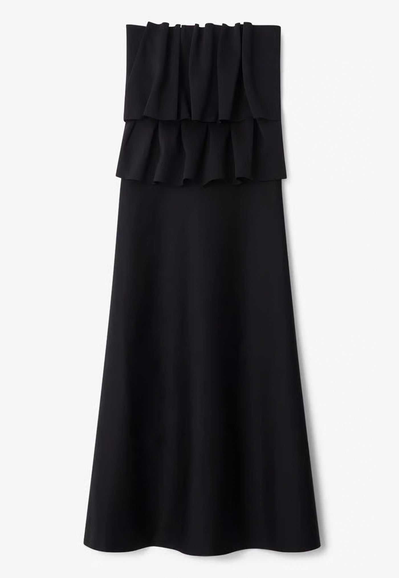 Sculpted Tube Dress - Black