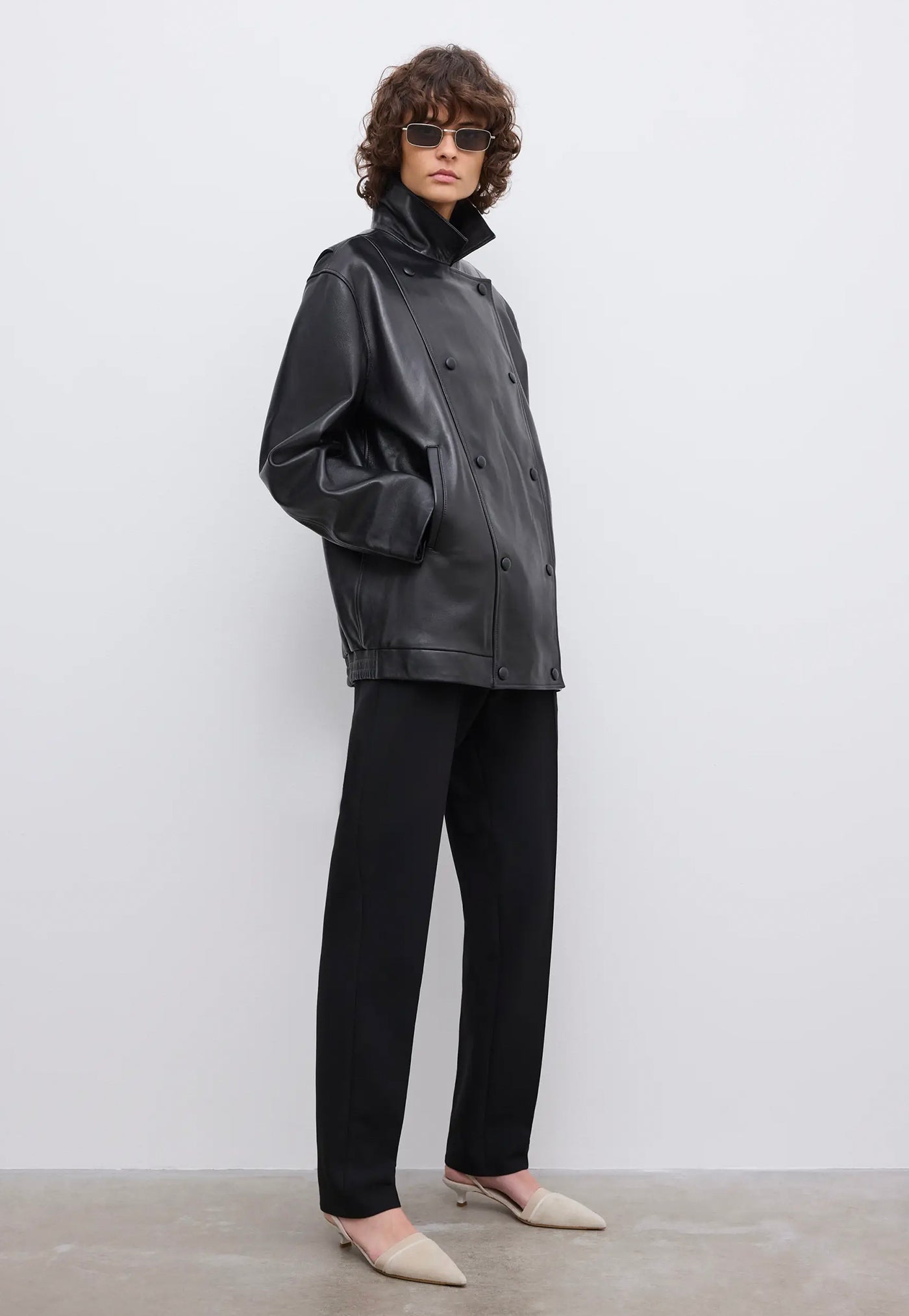 DB Leather Jacket - Black