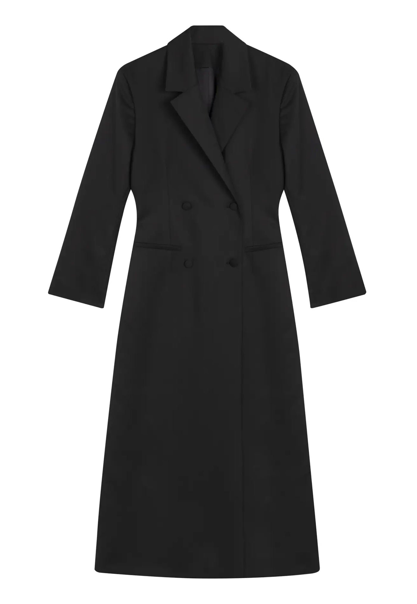 Long Tailored Blazer - Black