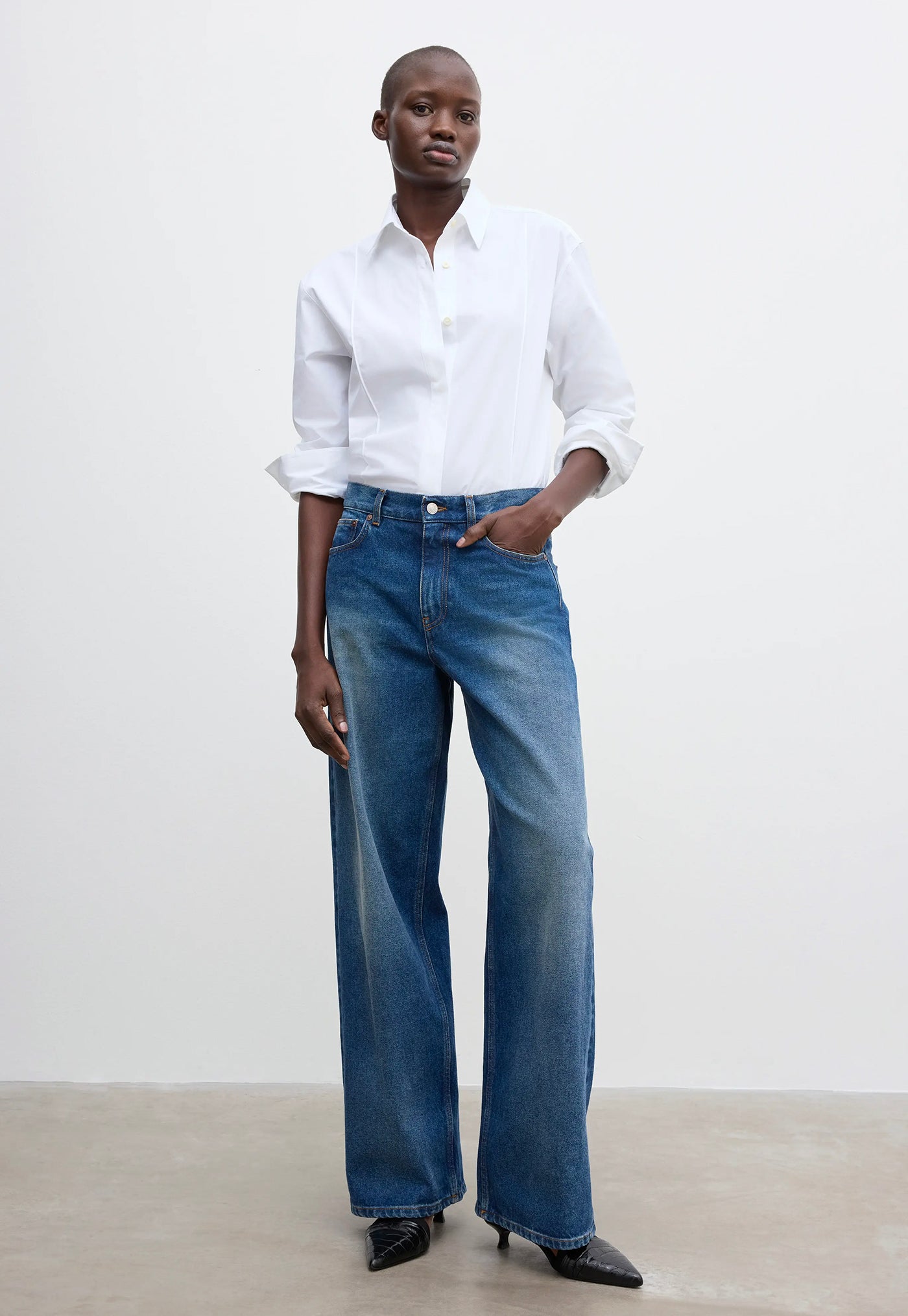 Baggy Fit Denim - Vintage Blue