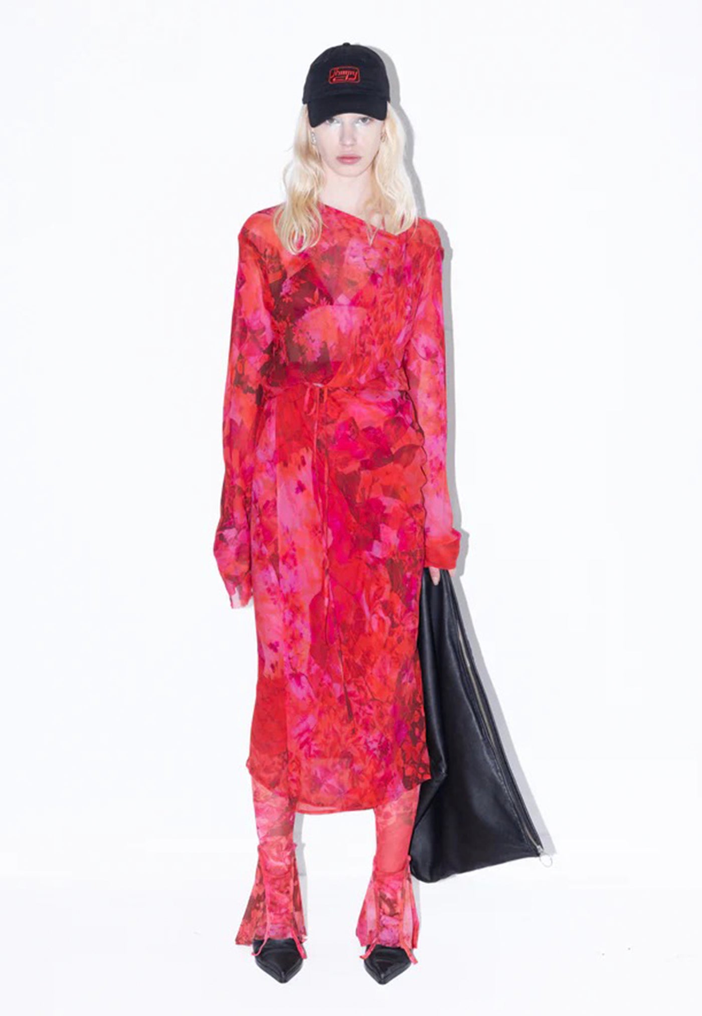 Trick With a Knife Silk Wrap Dress - Mudd Club Floral sold by Angel Divine