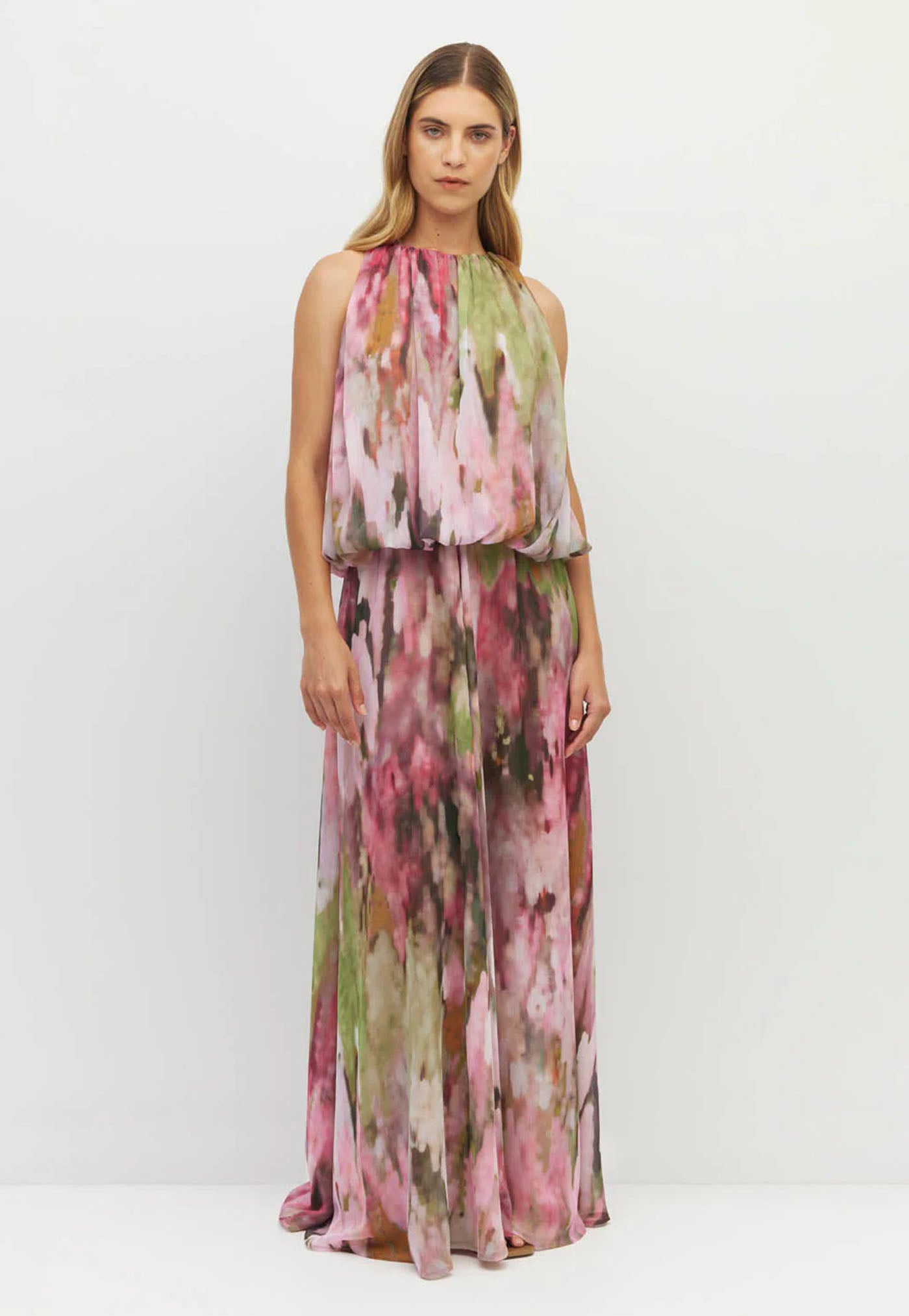 Aria Dress - Rose Ripple