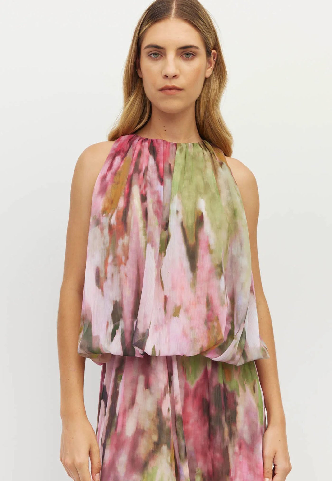 Aria Dress - Rose Ripple