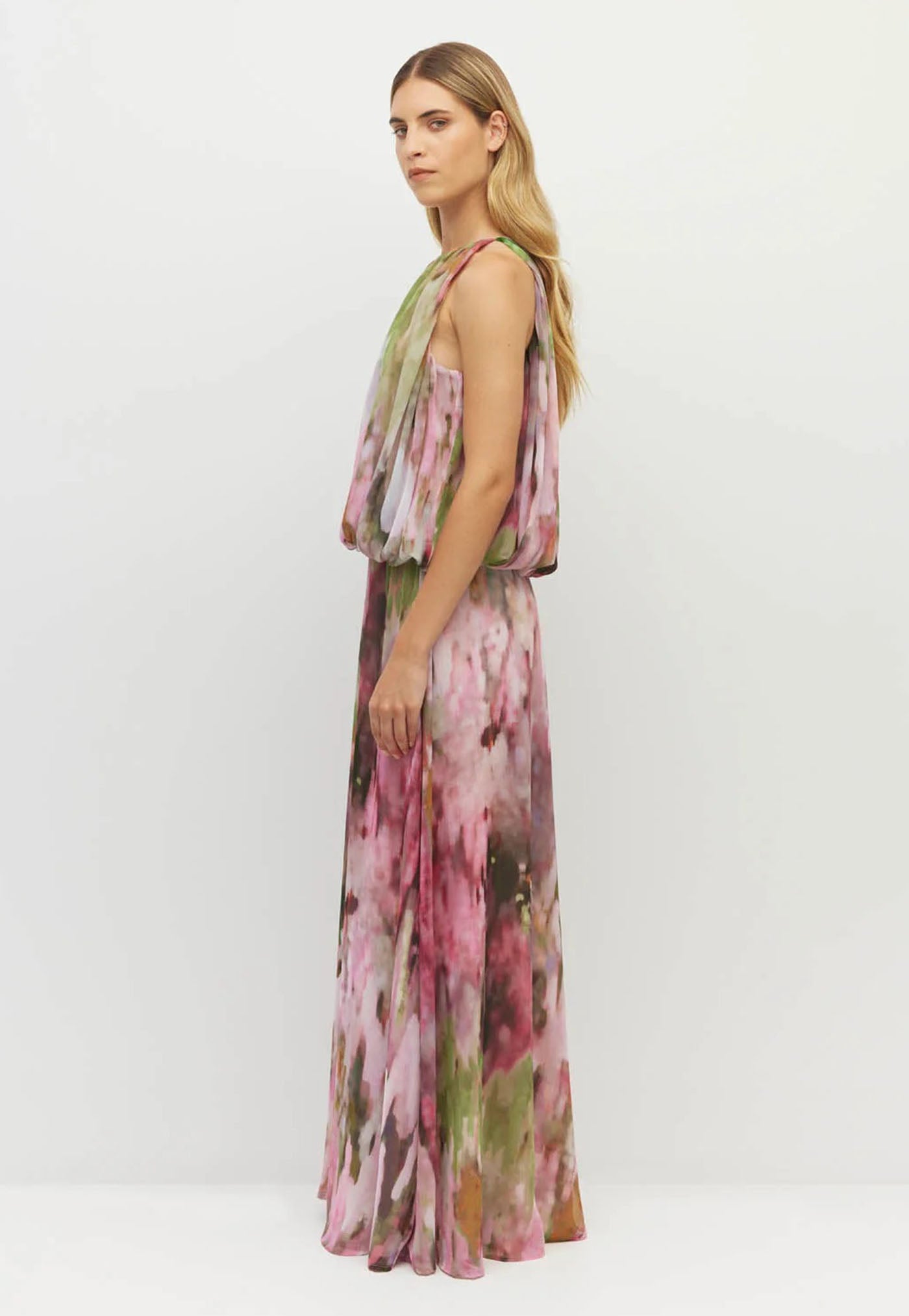 Aria Dress - Rose Ripple