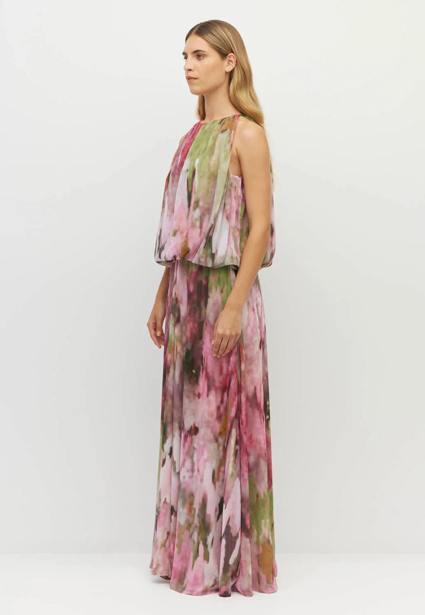 Aria Dress - Rose Ripple