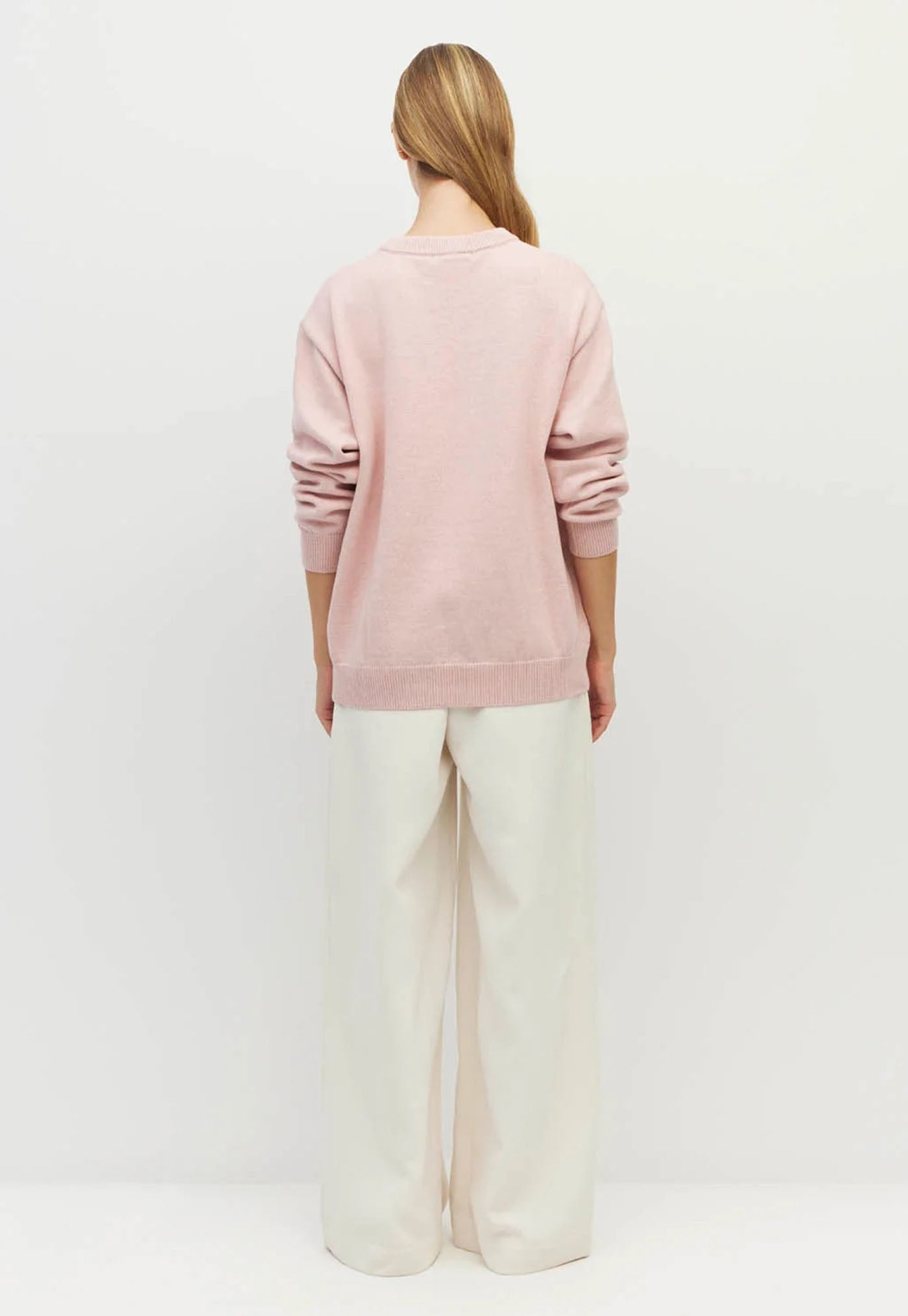 Cotton Sweatshirt - Ballet Pink