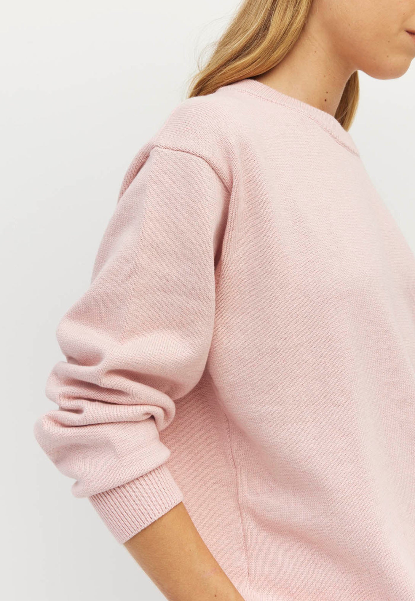 Cotton Sweatshirt - Ballet Pink