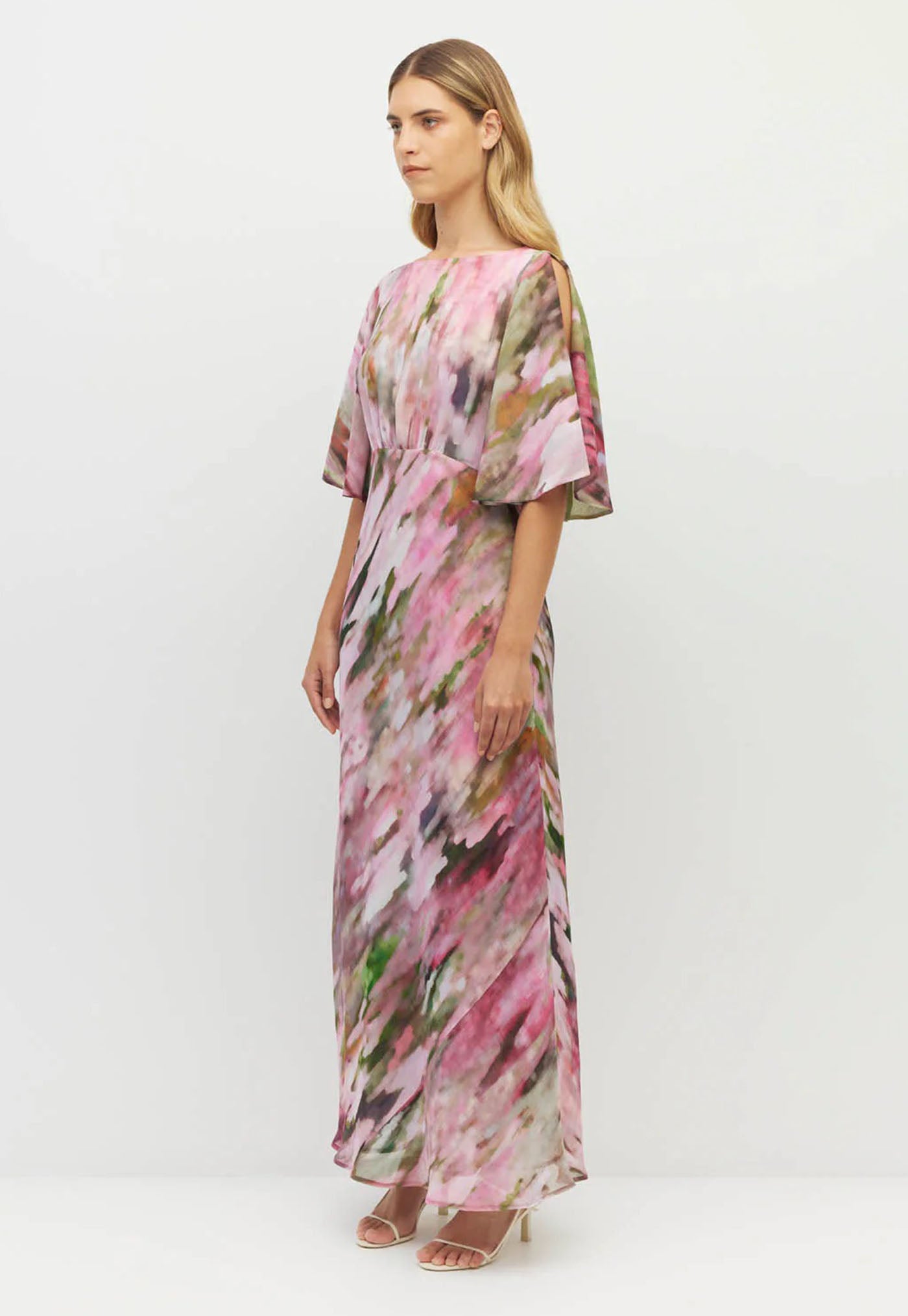 Dahlia Dress - Rose Ripple
