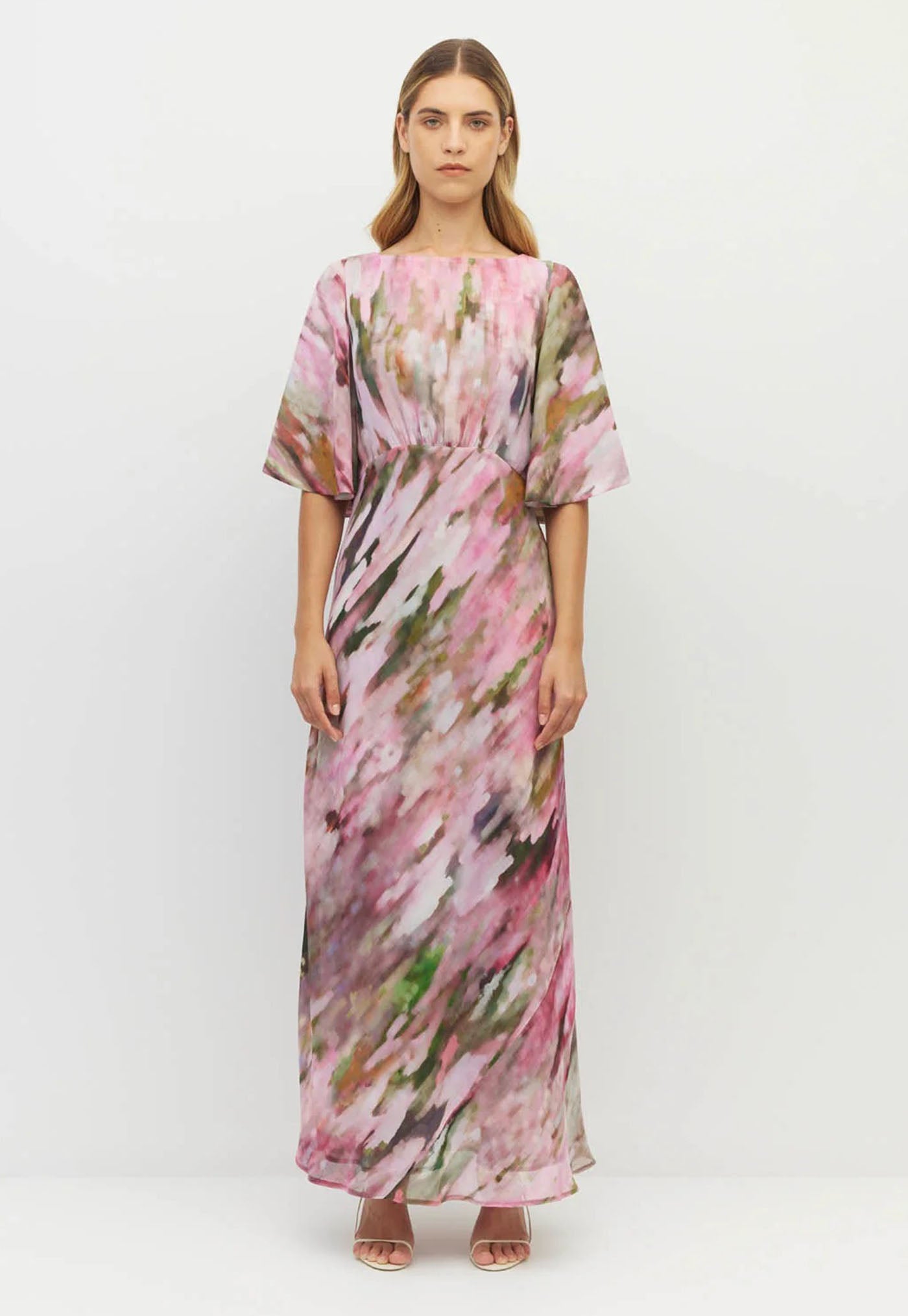 Dahlia Dress - Rose Ripple