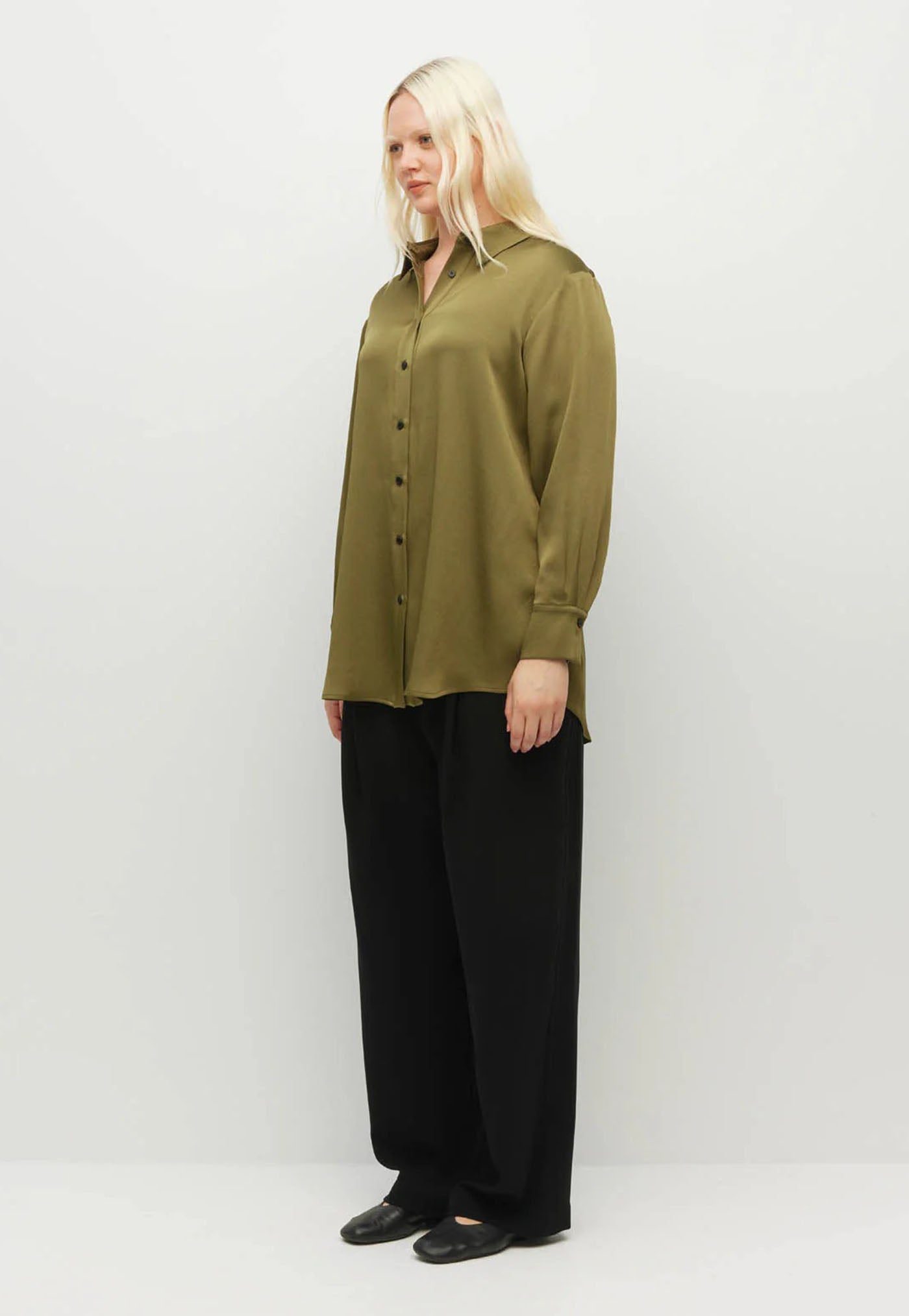 Elina Shirt - Sicilian Olive