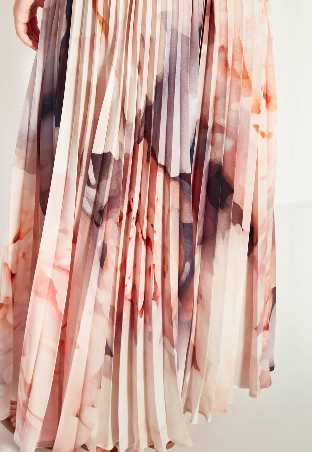Evelyn Pleat Skirt - Bouquet