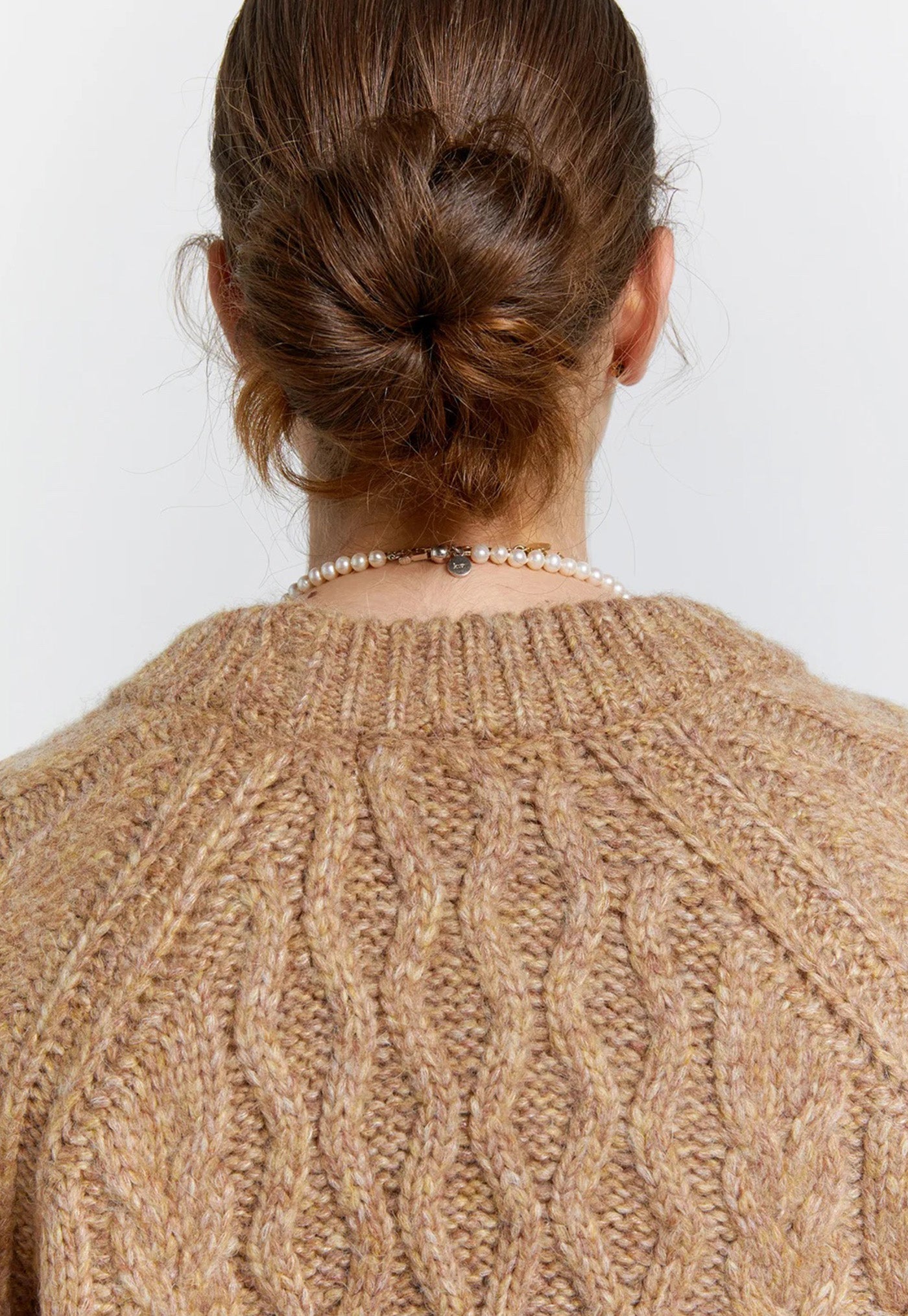 Cable Knit Cropped Sweater - Honey Marle sold by Angel Divine