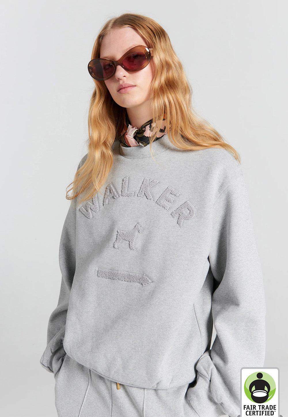 Walker Crewneck Sweatshirt - Grey Marle