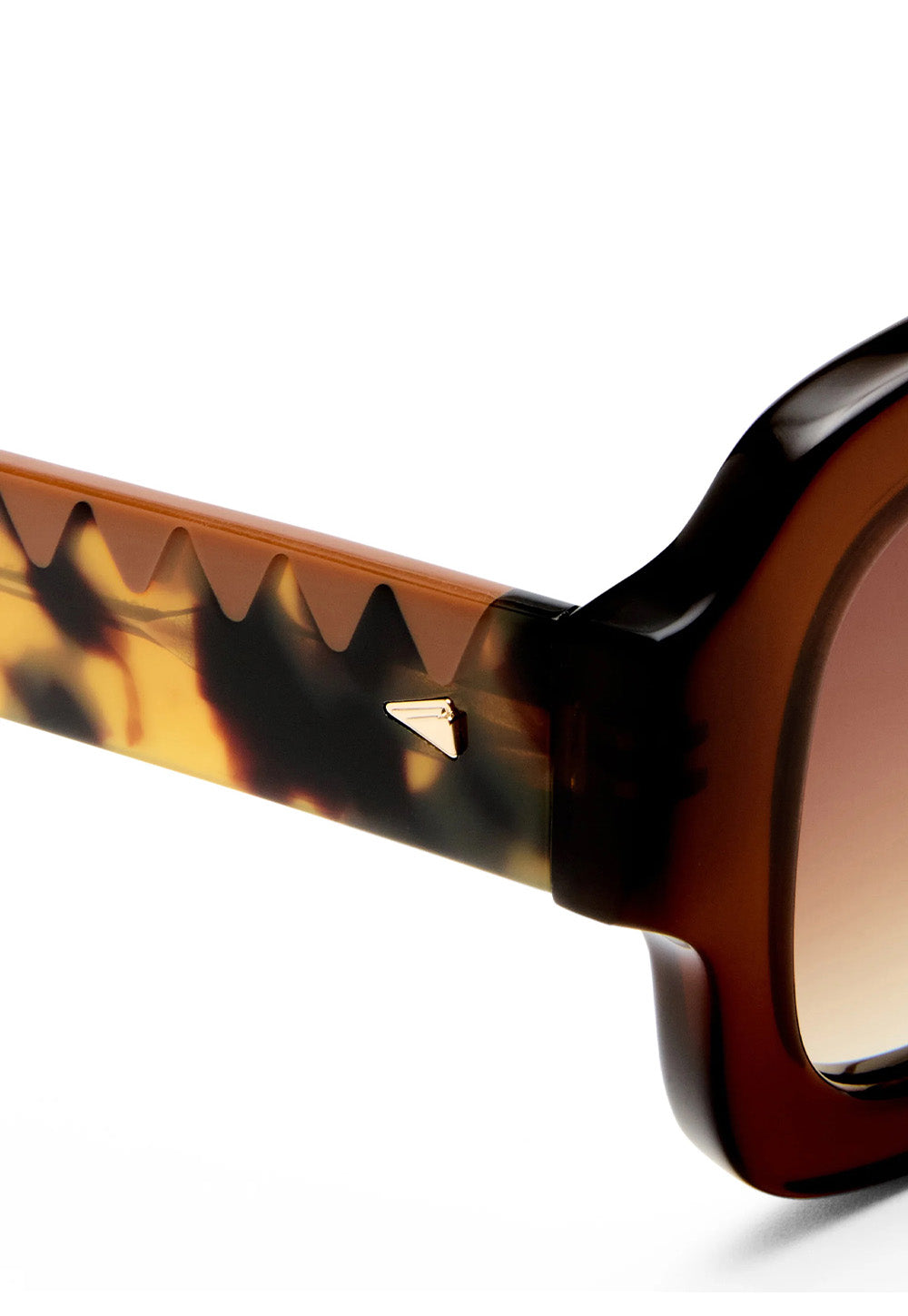 Moonside Sunglasses - Caramel Zigzag