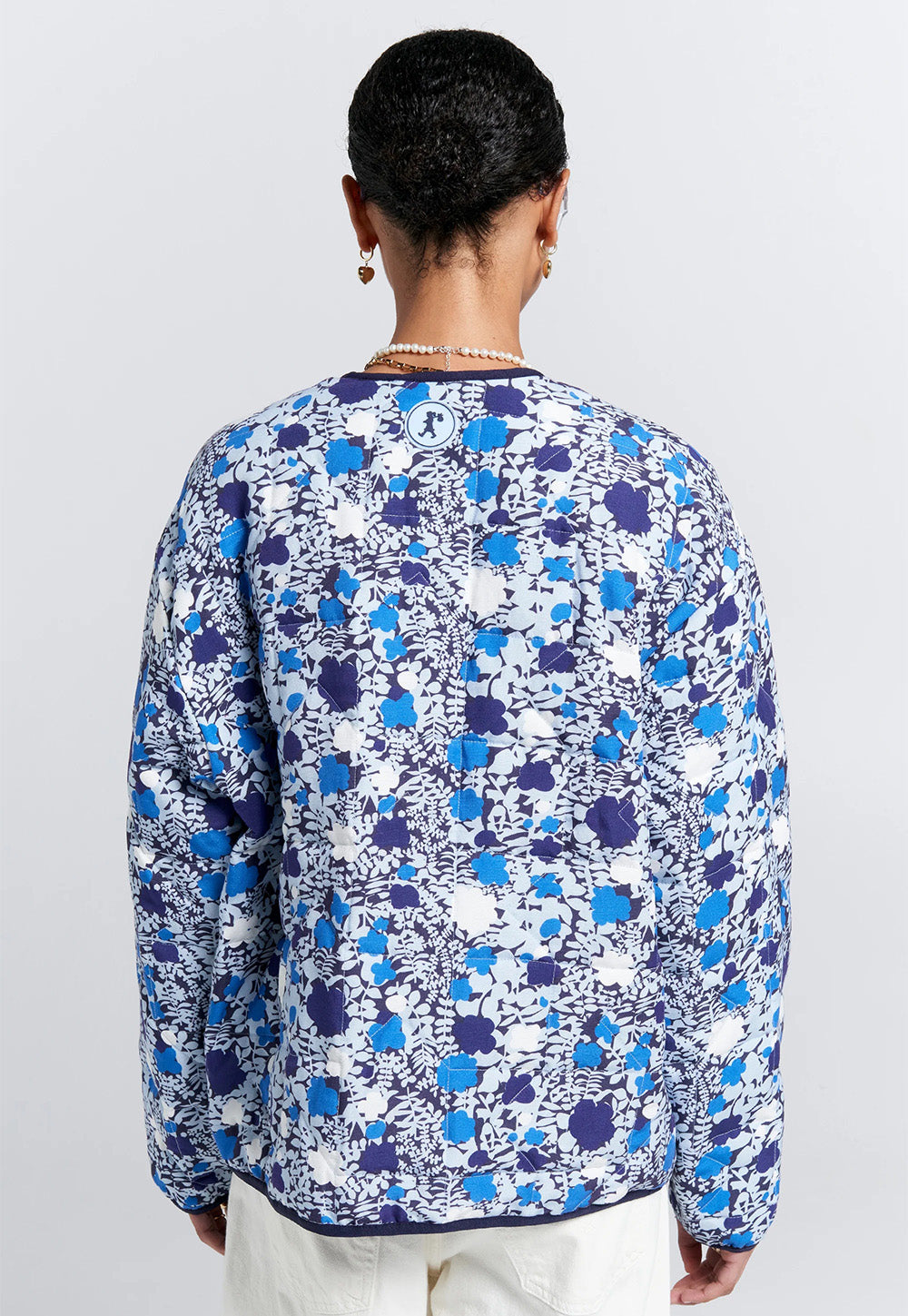 Quilted Drift Jacket - Blue Multi