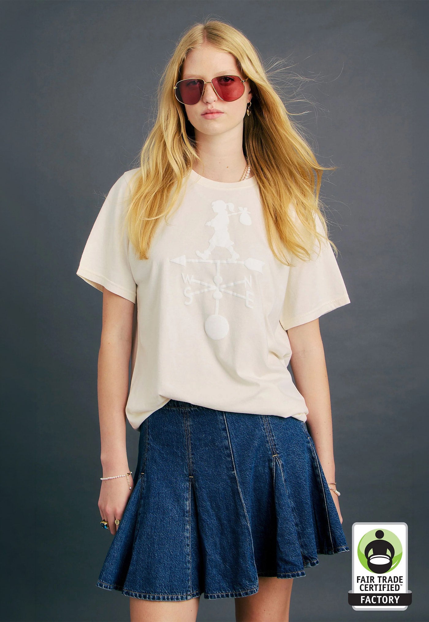 Weather Shop T-Shirt - Ecru