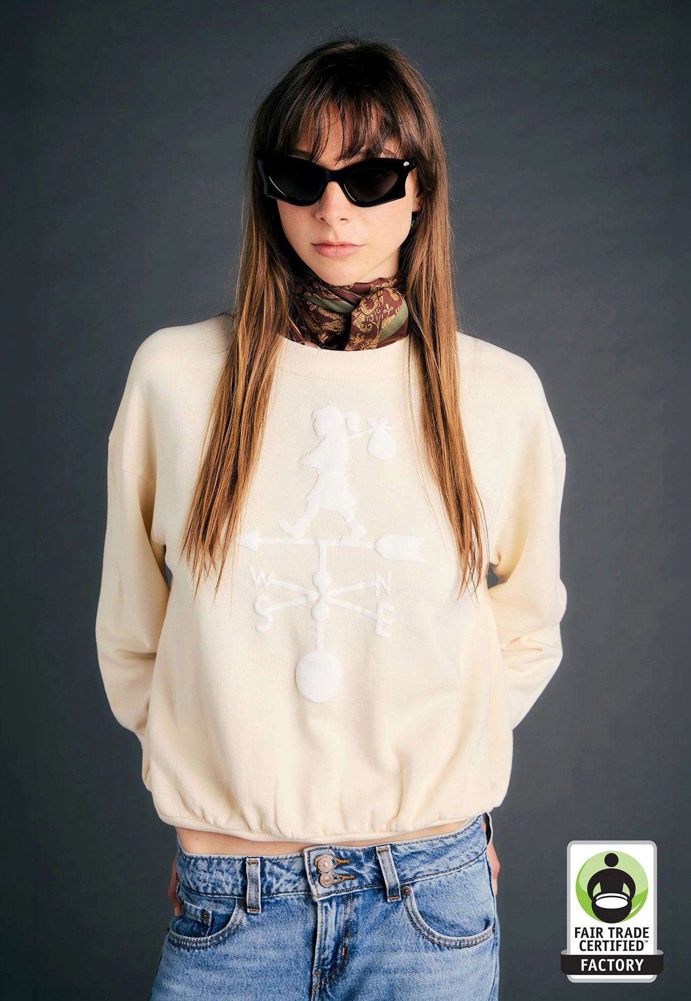Weather Shop Sweatshirt - Ecru