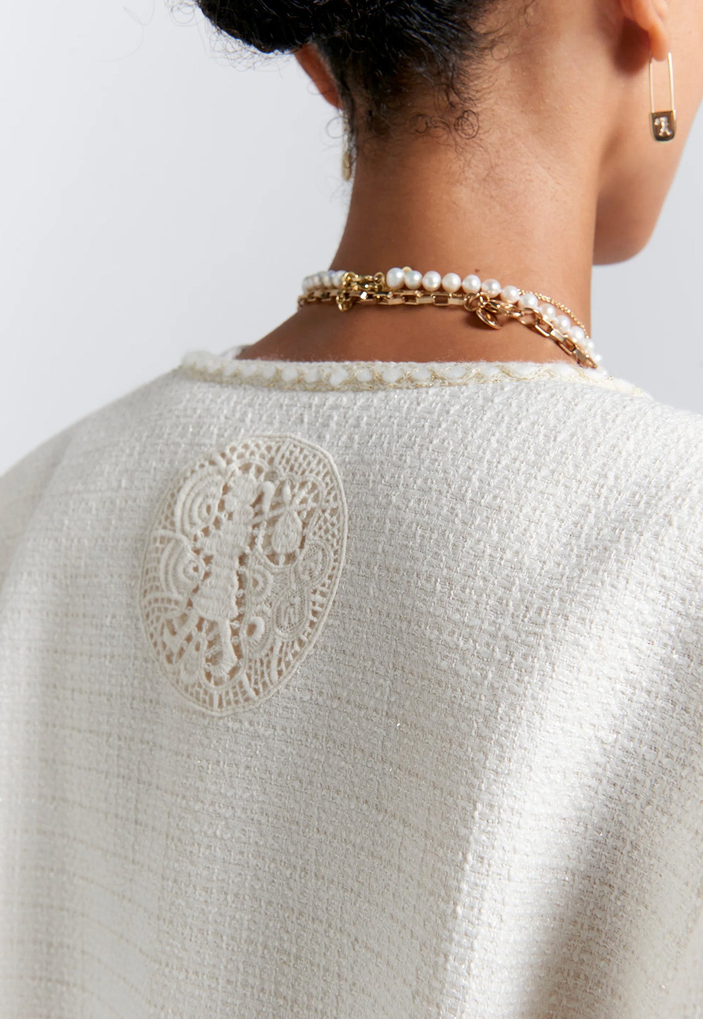 Boucle Jacket - Cream