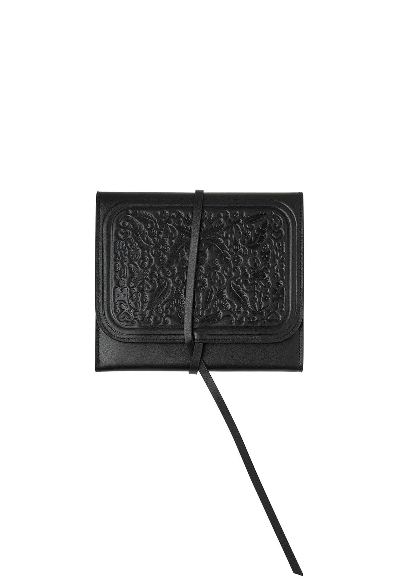 Leather Jewellery Pouch - Black
