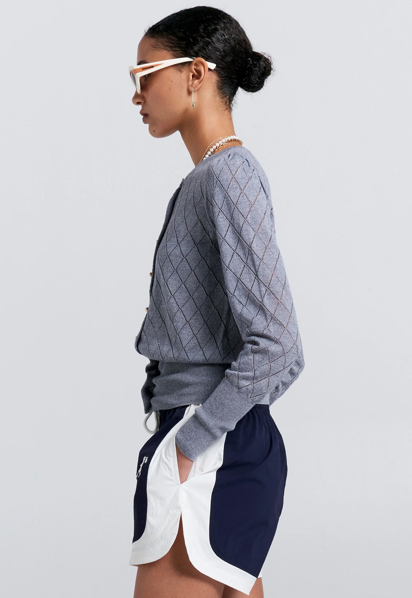 Dash Runaway Shorts - Navy/Off-White